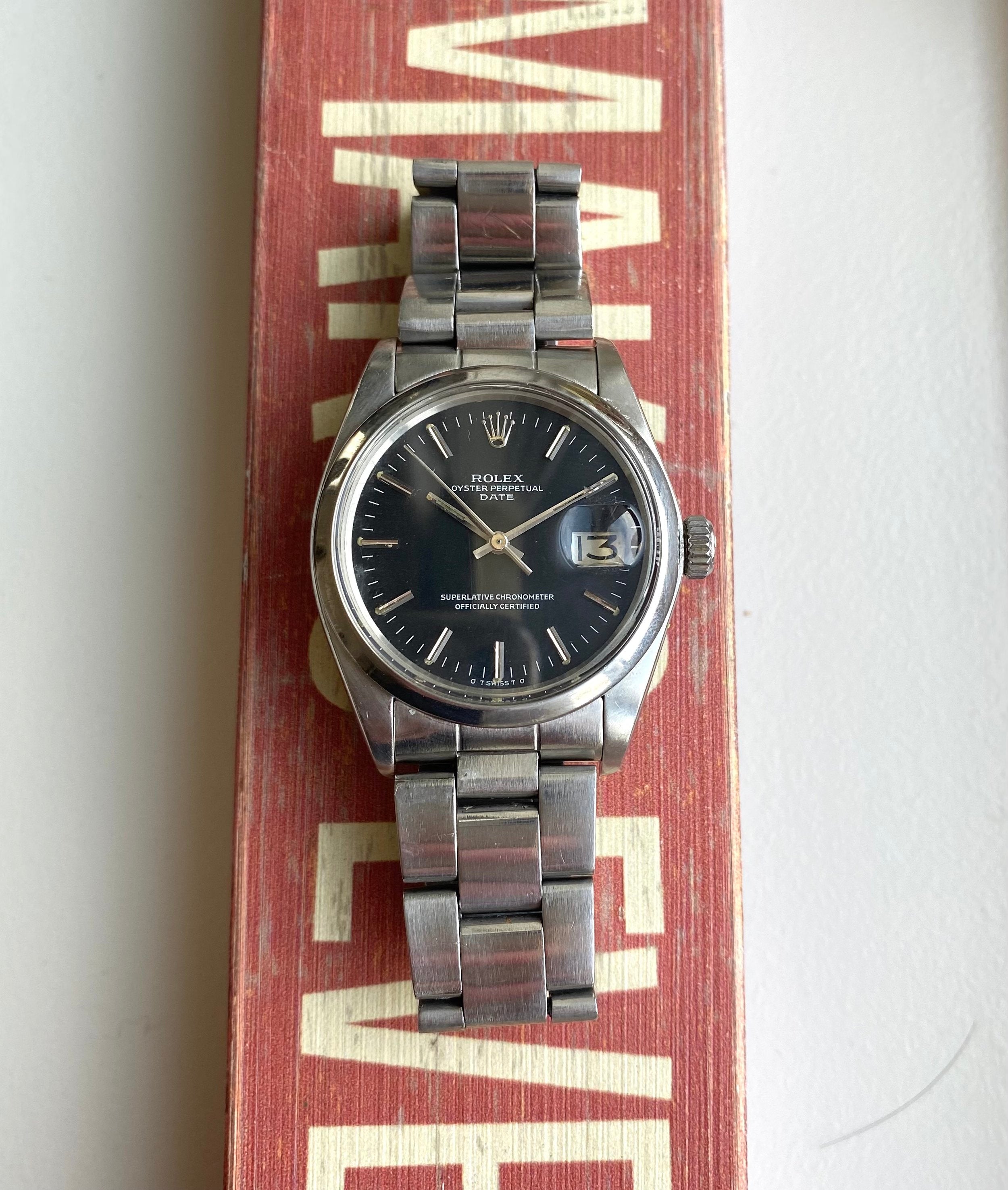 Rolex Oysterperpetual ref. 1500 — Black Sigma Dial