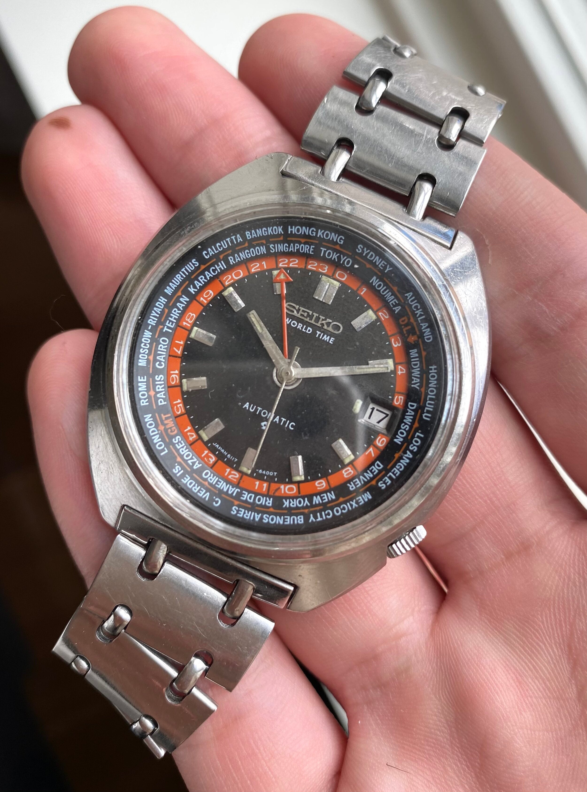 Seiko World Time GMT