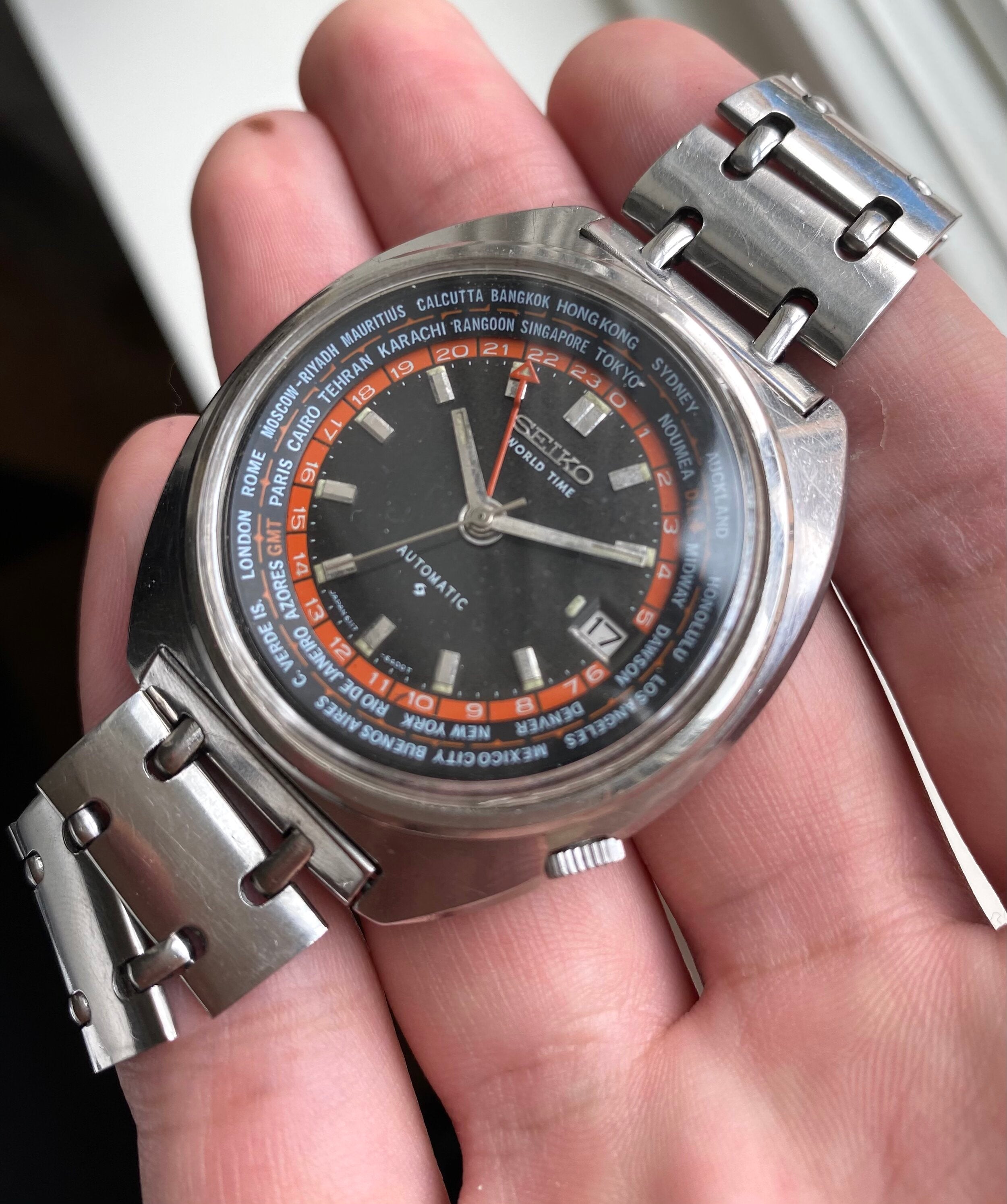 Seiko World Time GMT