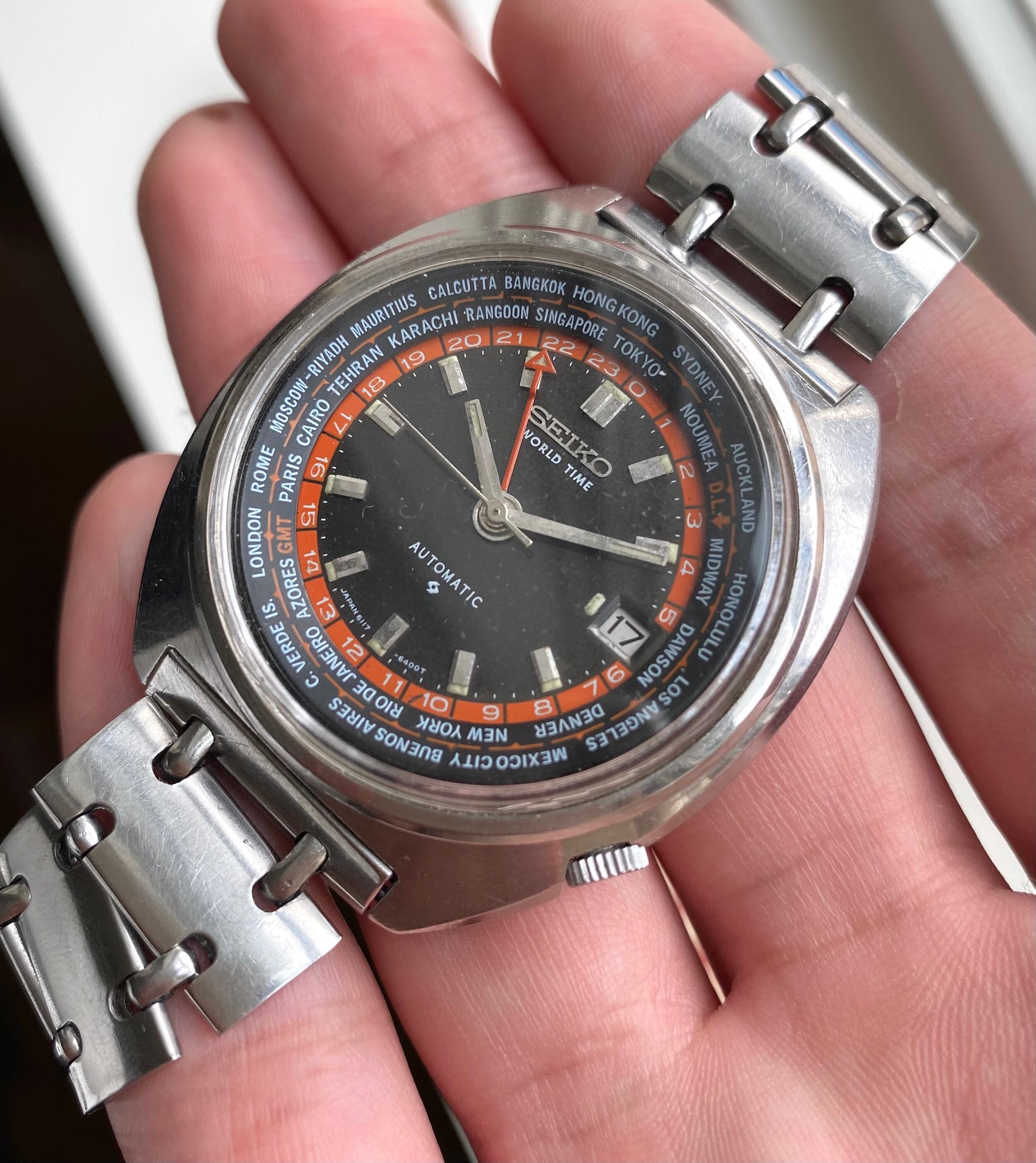 Seiko World Time GMT