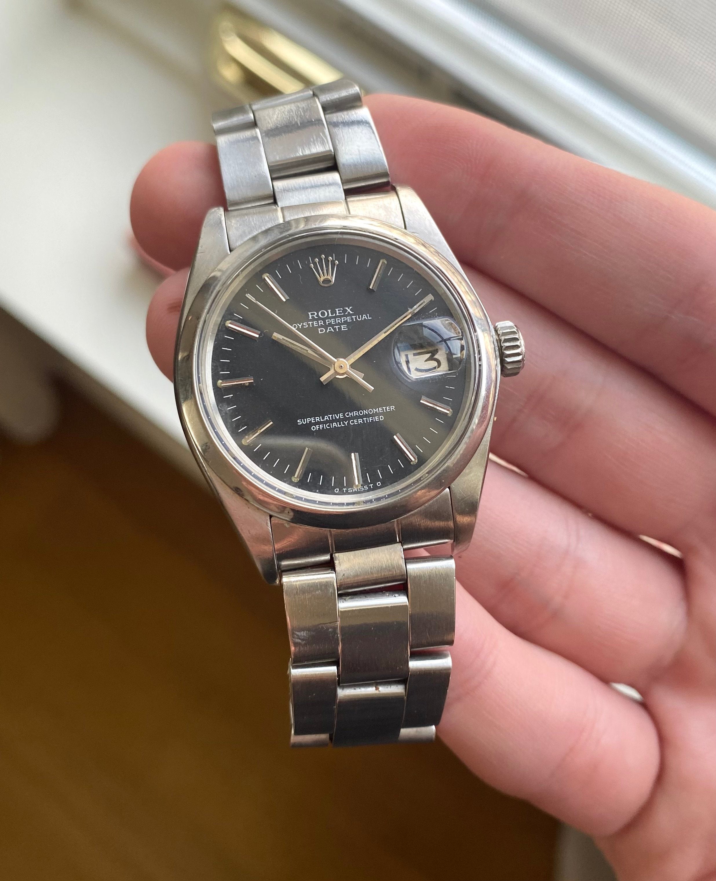 Rolex Oysterperpetual ref. 1500 — Black Sigma Dial