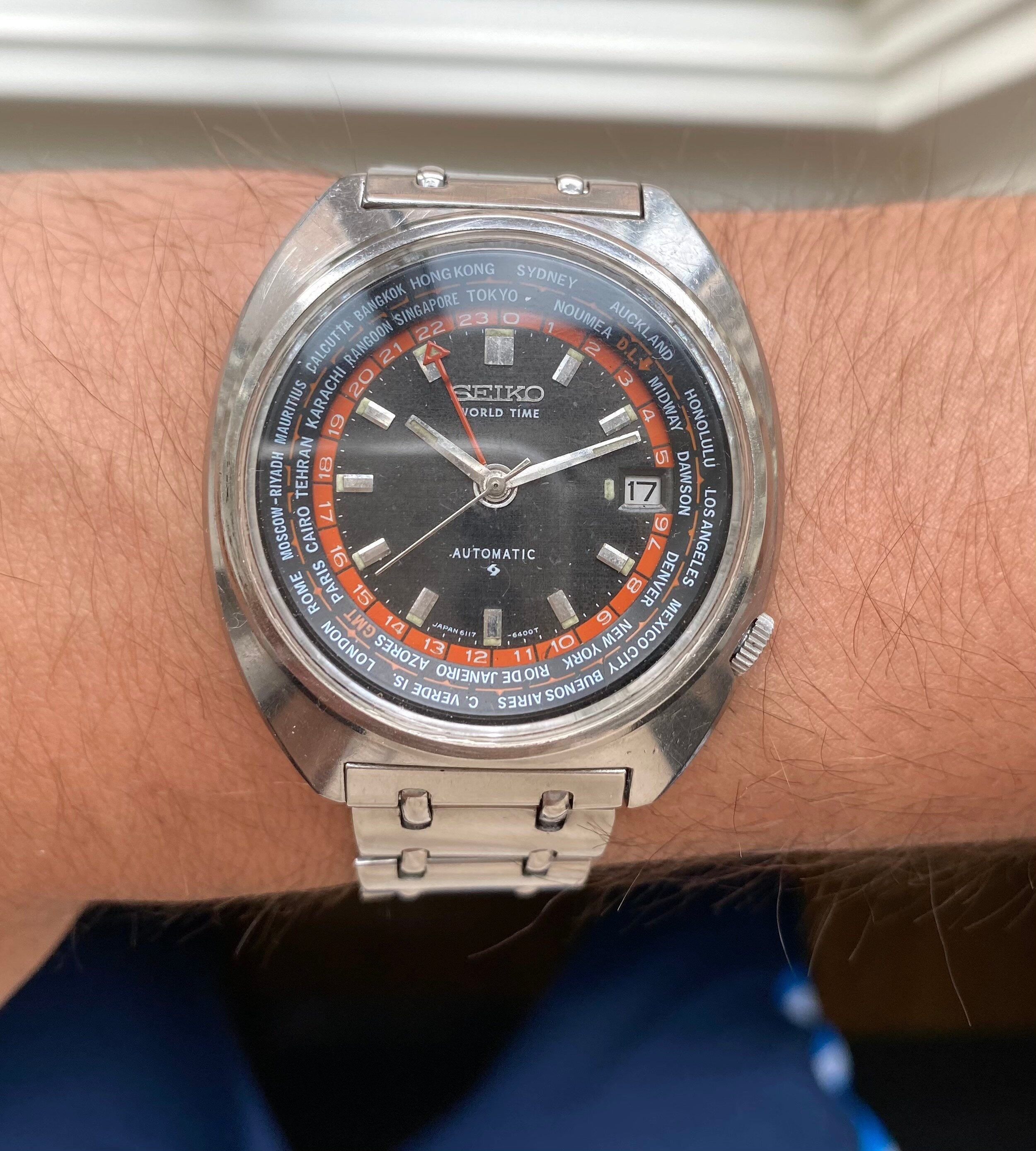 Seiko World Time GMT