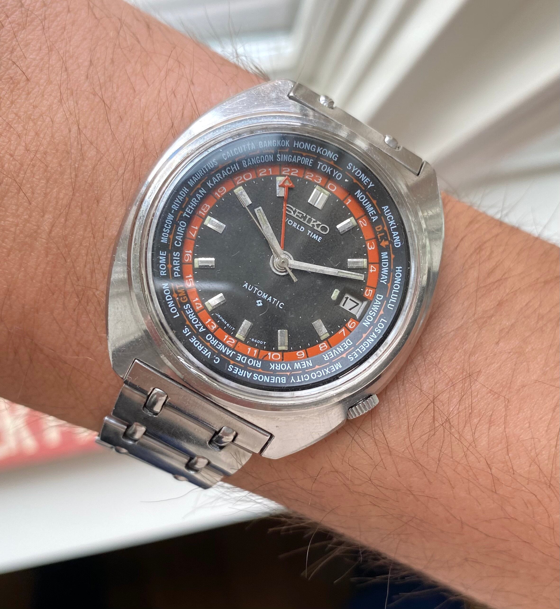 Seiko World Time GMT