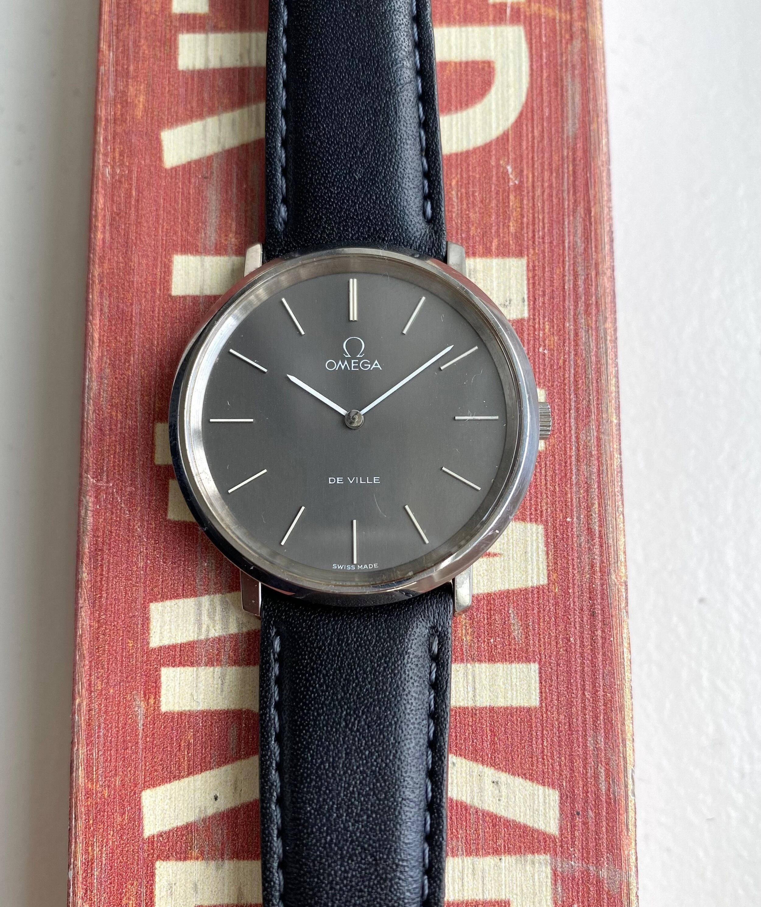 Omega De Ville — Matte Grey Dial