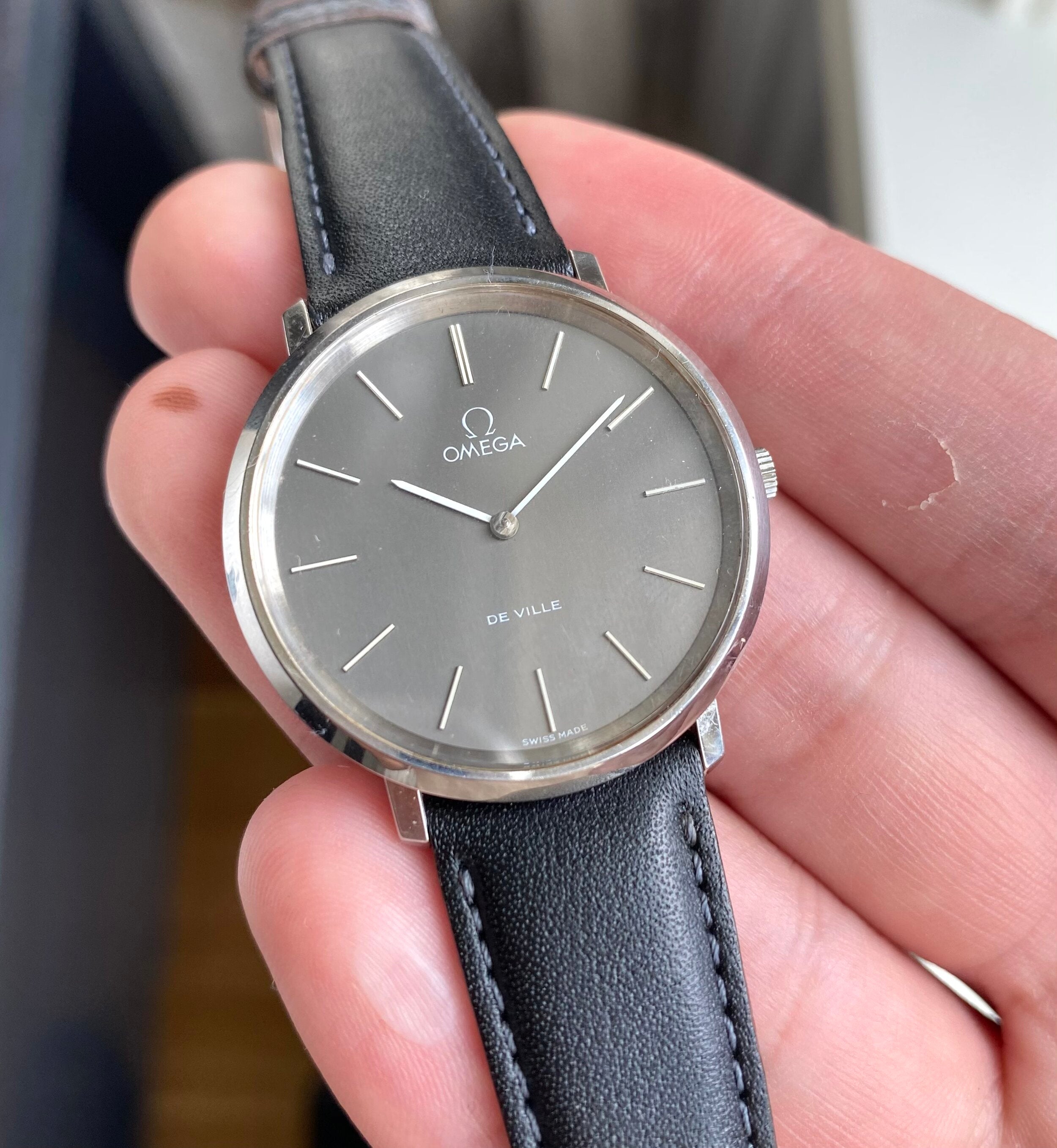 Omega De Ville — Matte Grey Dial