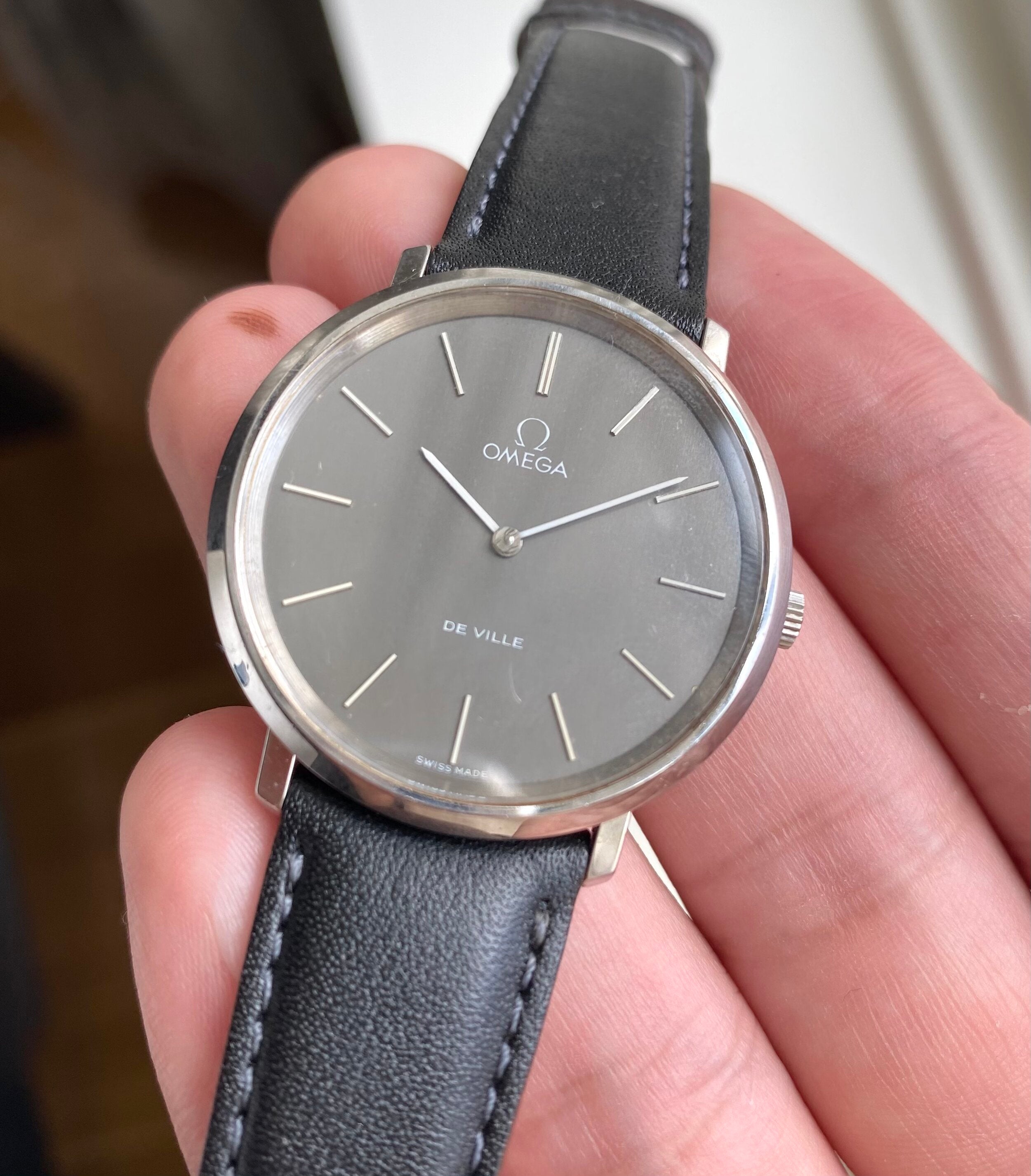 Omega De Ville — Matte Grey Dial