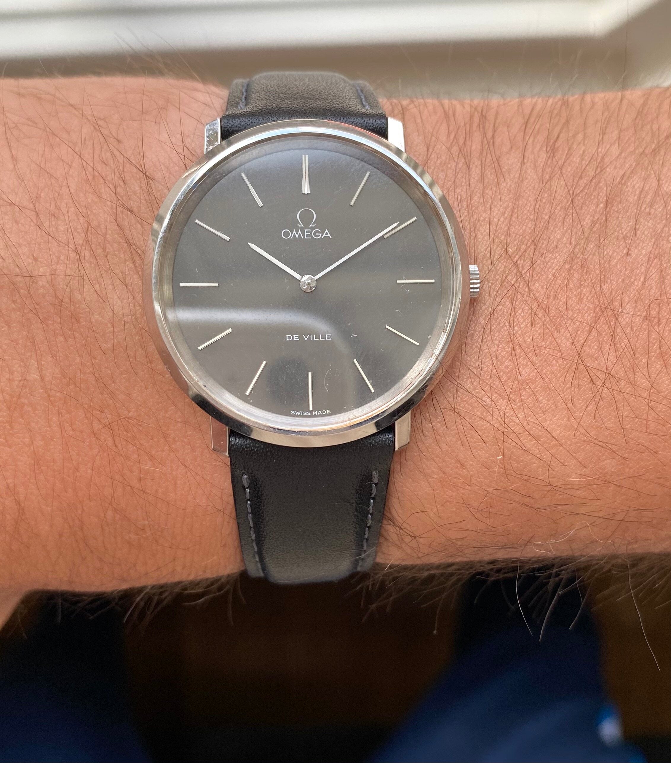 Omega De Ville — Matte Grey Dial