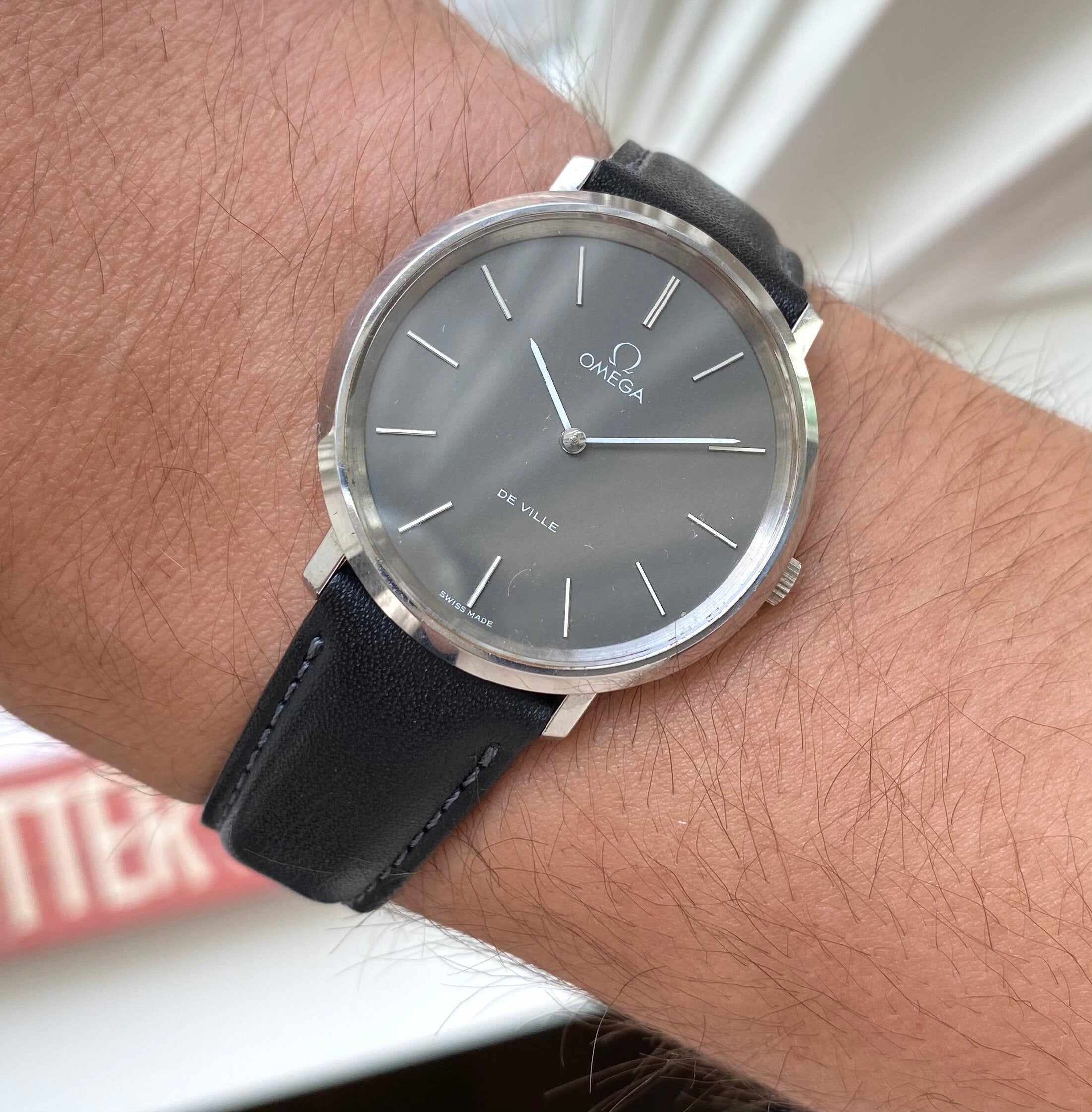 Omega De Ville — Matte Grey Dial