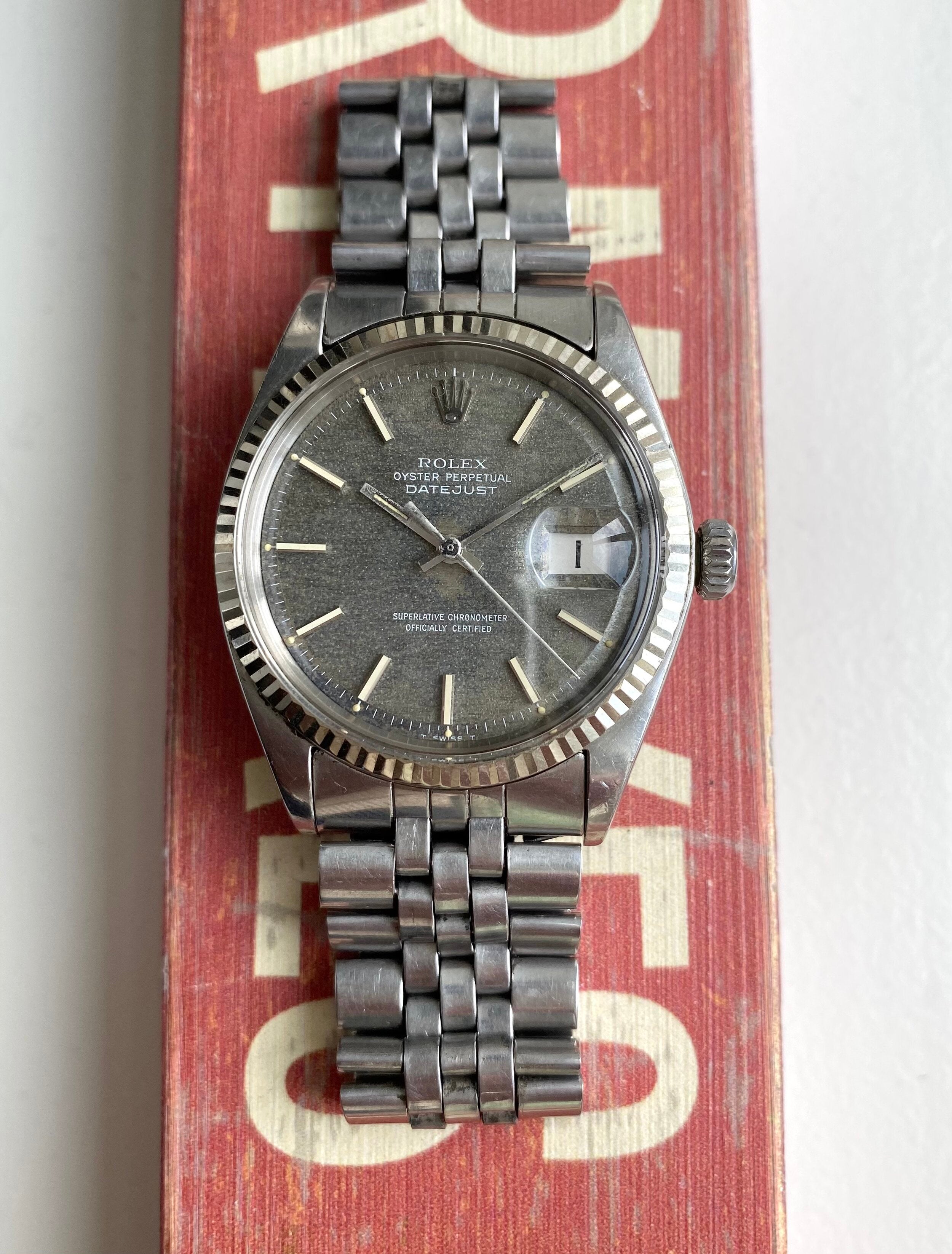 Rolex Datejust ref. 1601 — Brown Mosaic Dial