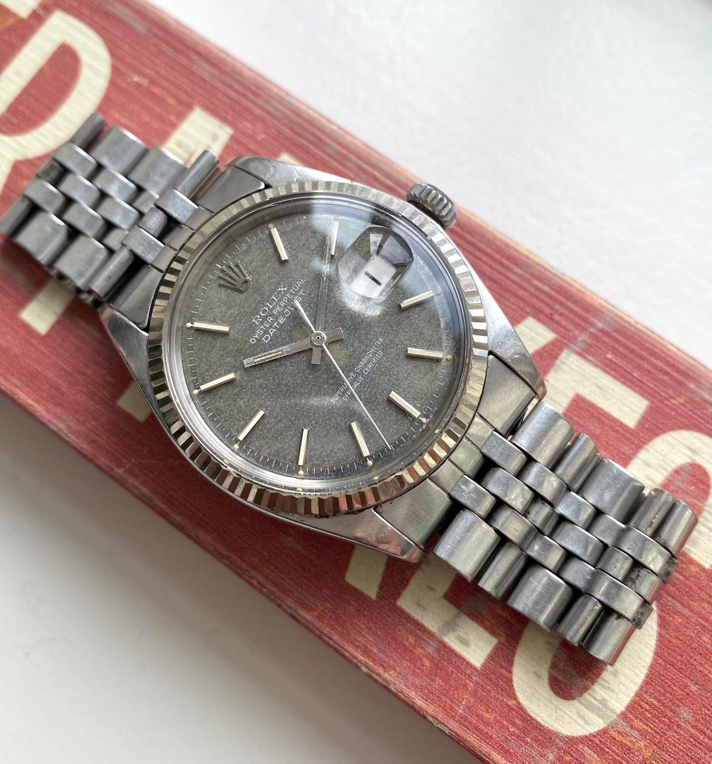 Rolex Datejust ref. 1601 — Brown Mosaic Dial