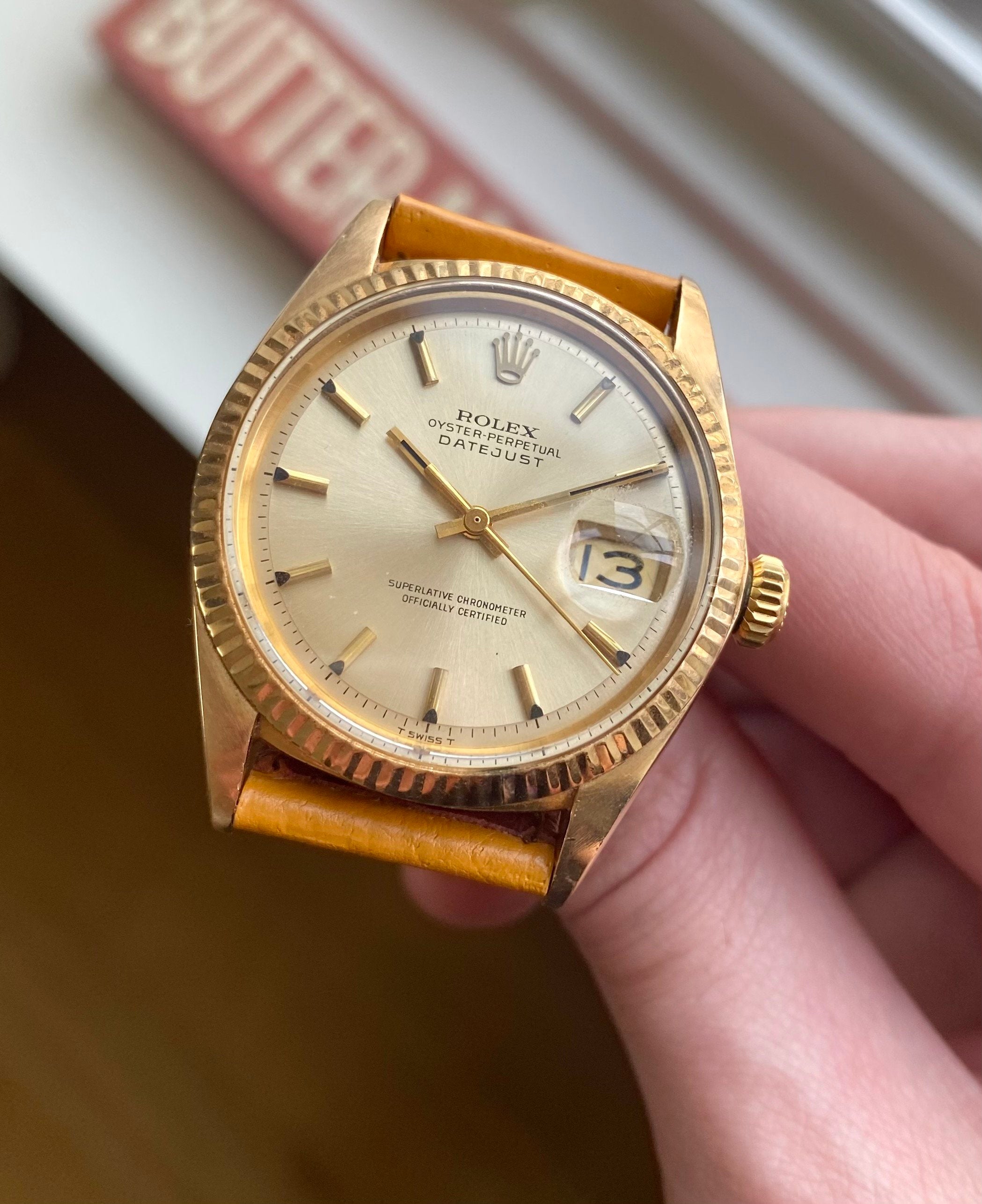 Rolex Datejust ref. 1601 — 14k Gold