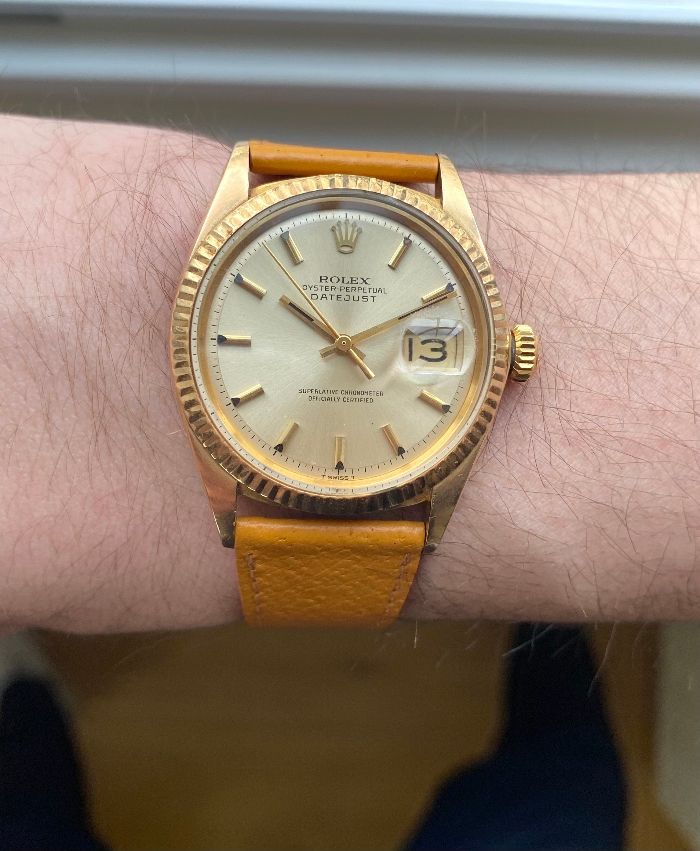 Rolex Datejust ref. 1601 — 14k Gold