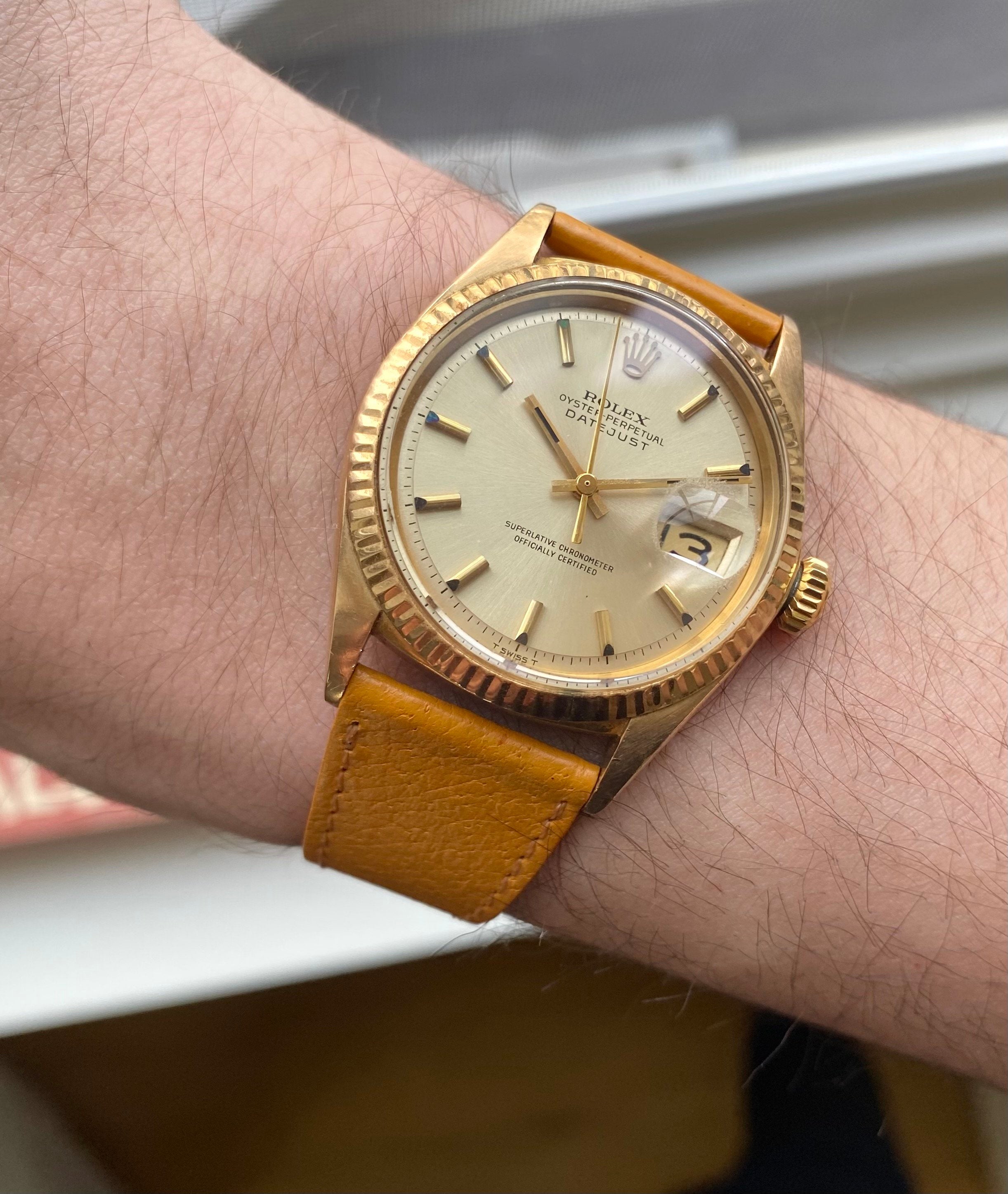 Rolex Datejust ref. 1601 — 14k Gold