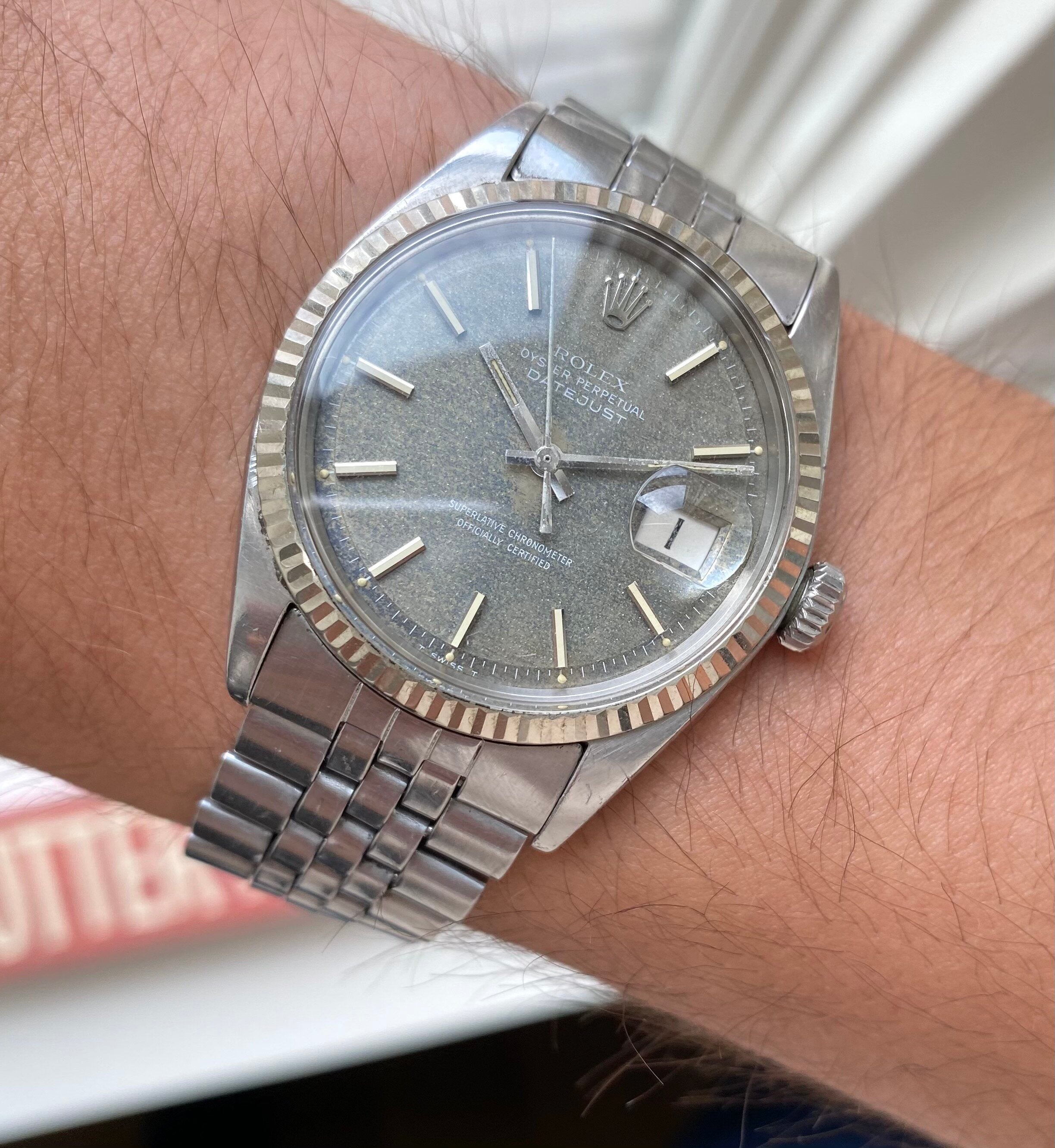 Rolex Datejust ref. 1601 — Brown Mosaic Dial