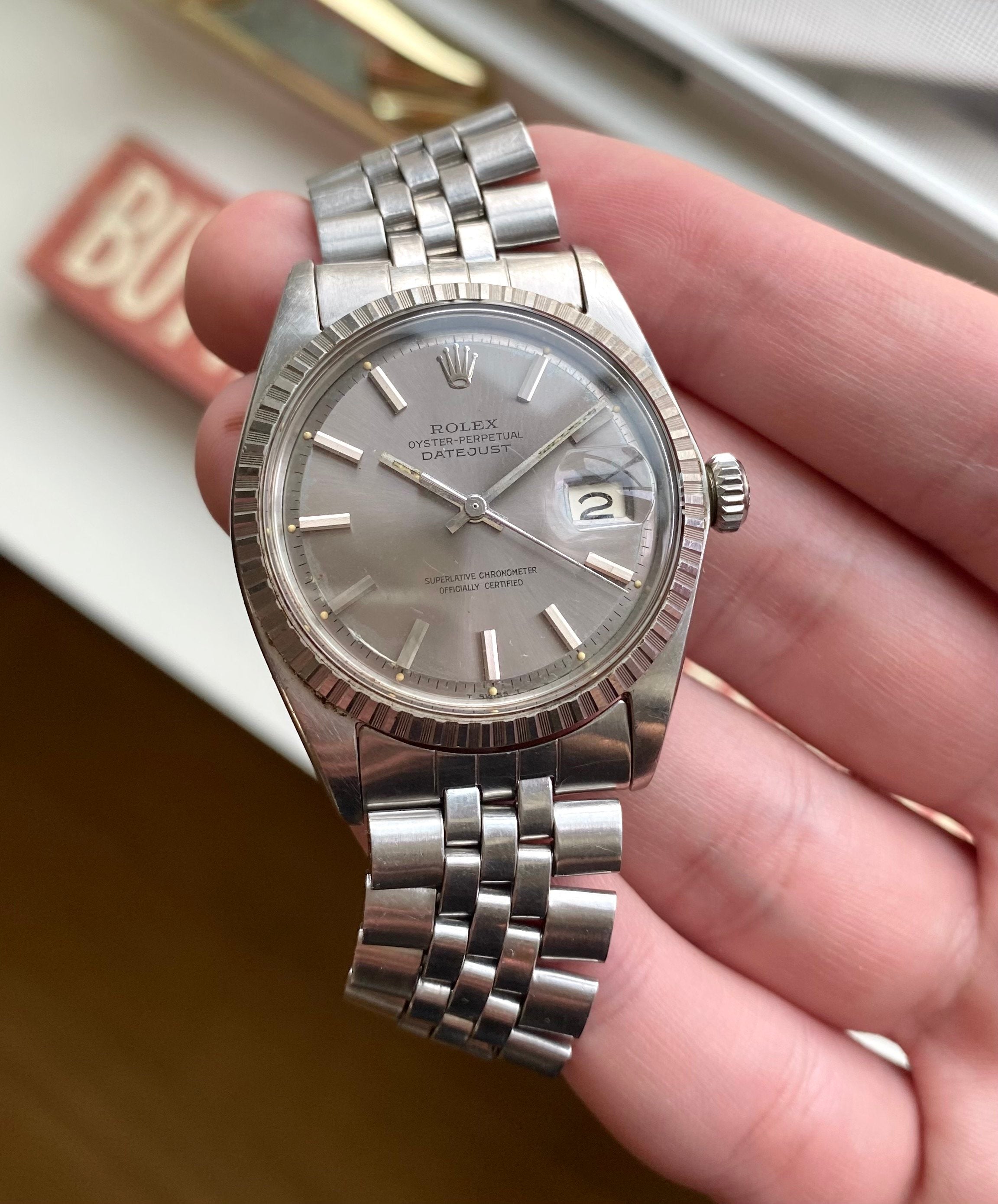 Rolex Datejust ref. 1603 — Taupe Dial