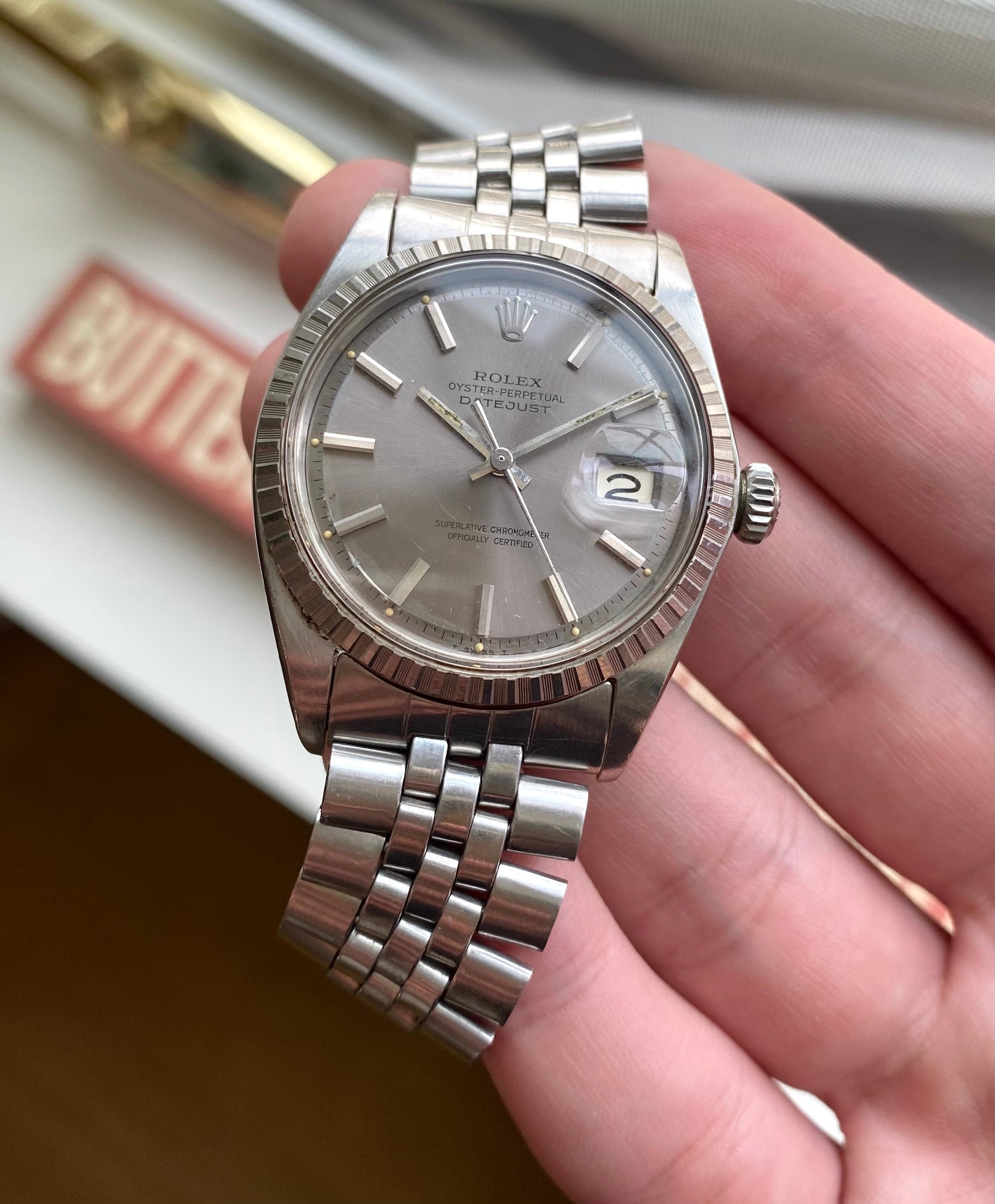 Rolex Datejust ref. 1603 — Taupe Dial