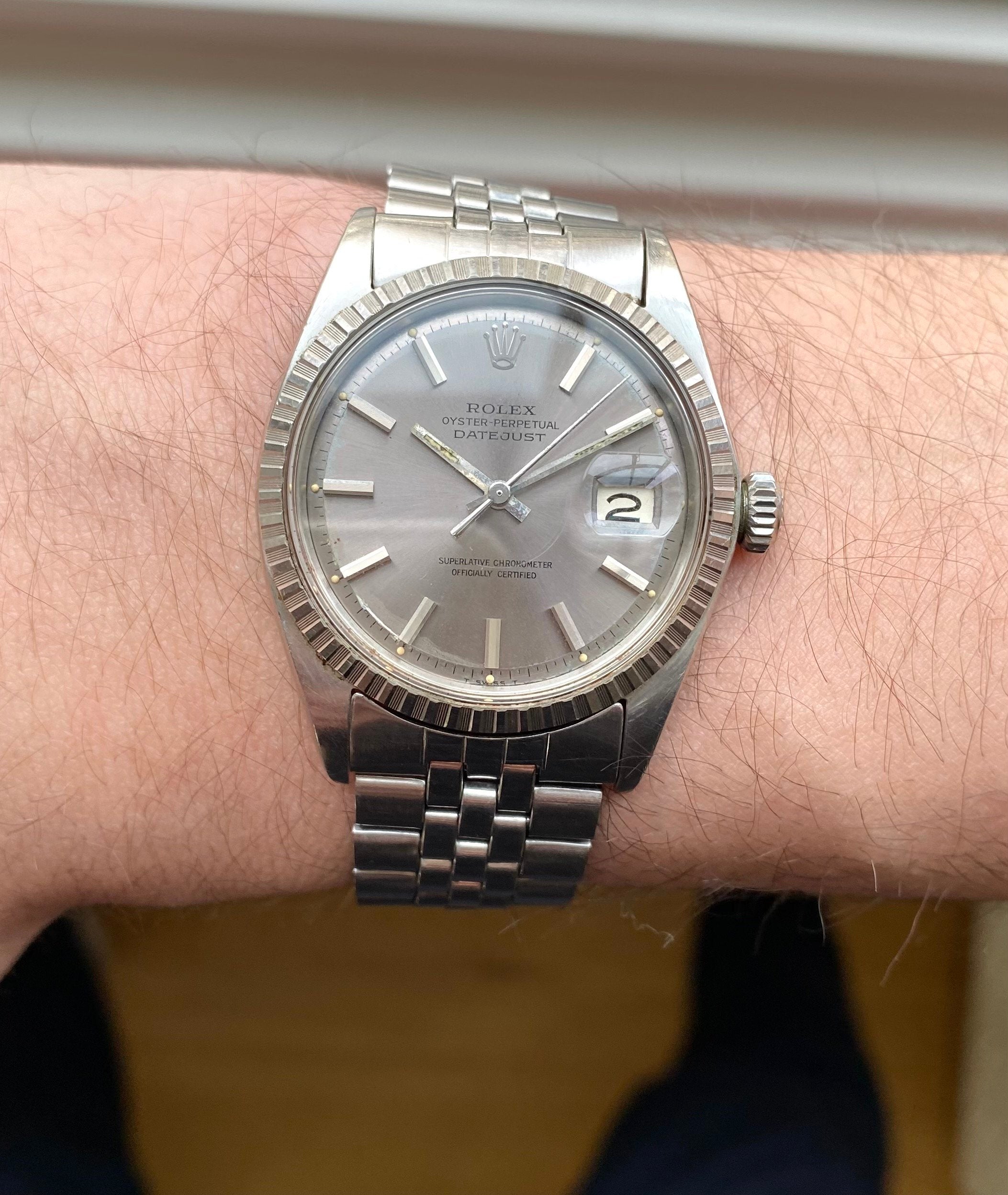 Rolex Datejust ref. 1603 — Taupe Dial