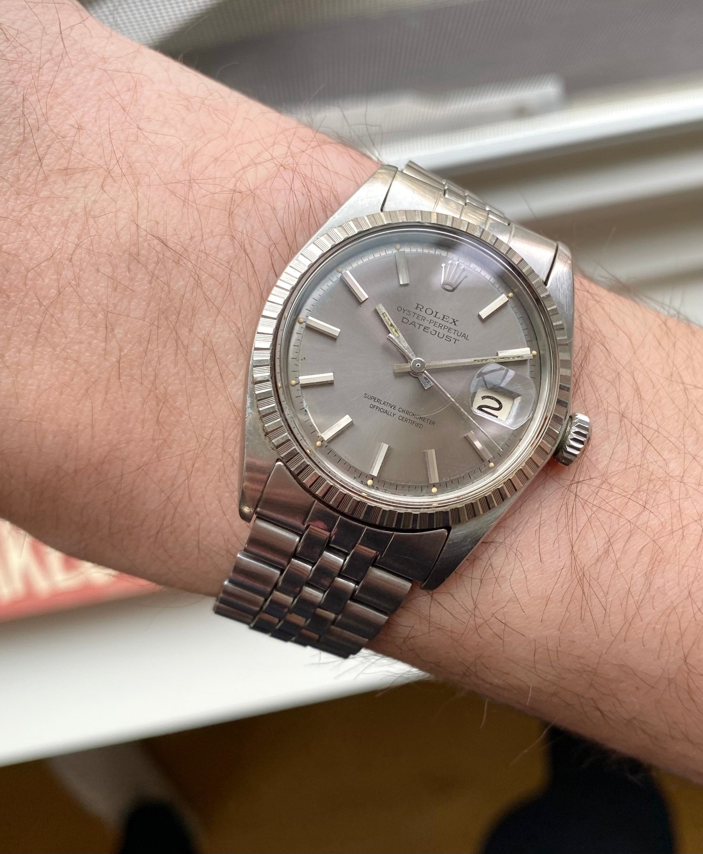 Rolex Datejust ref. 1603 — Taupe Dial