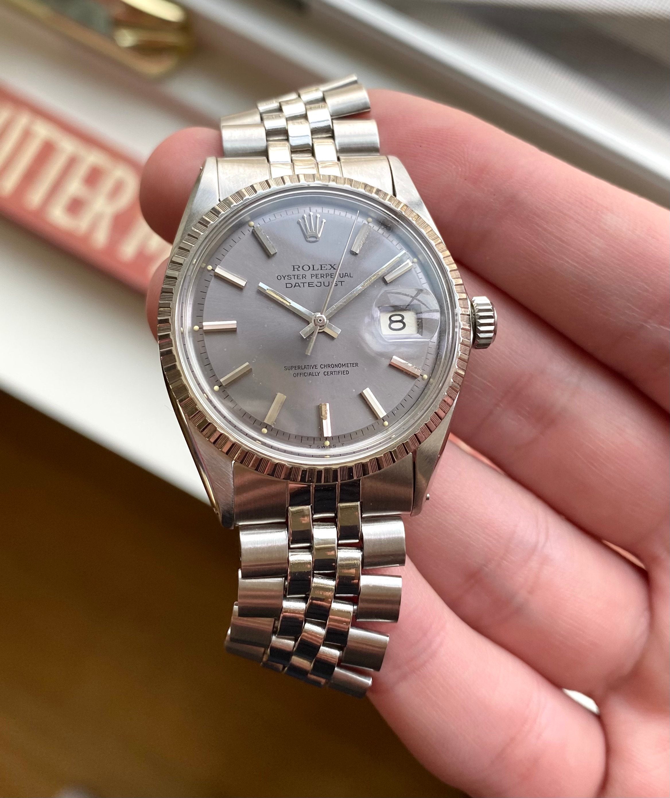 Rolex Datejust ref. 1603 — “Lavender” Dial