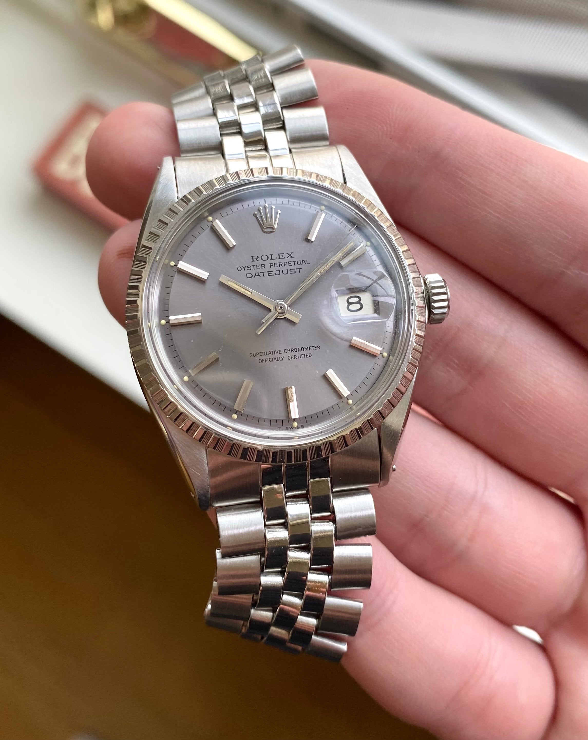 Rolex Datejust ref. 1603 — “Lavender” Dial