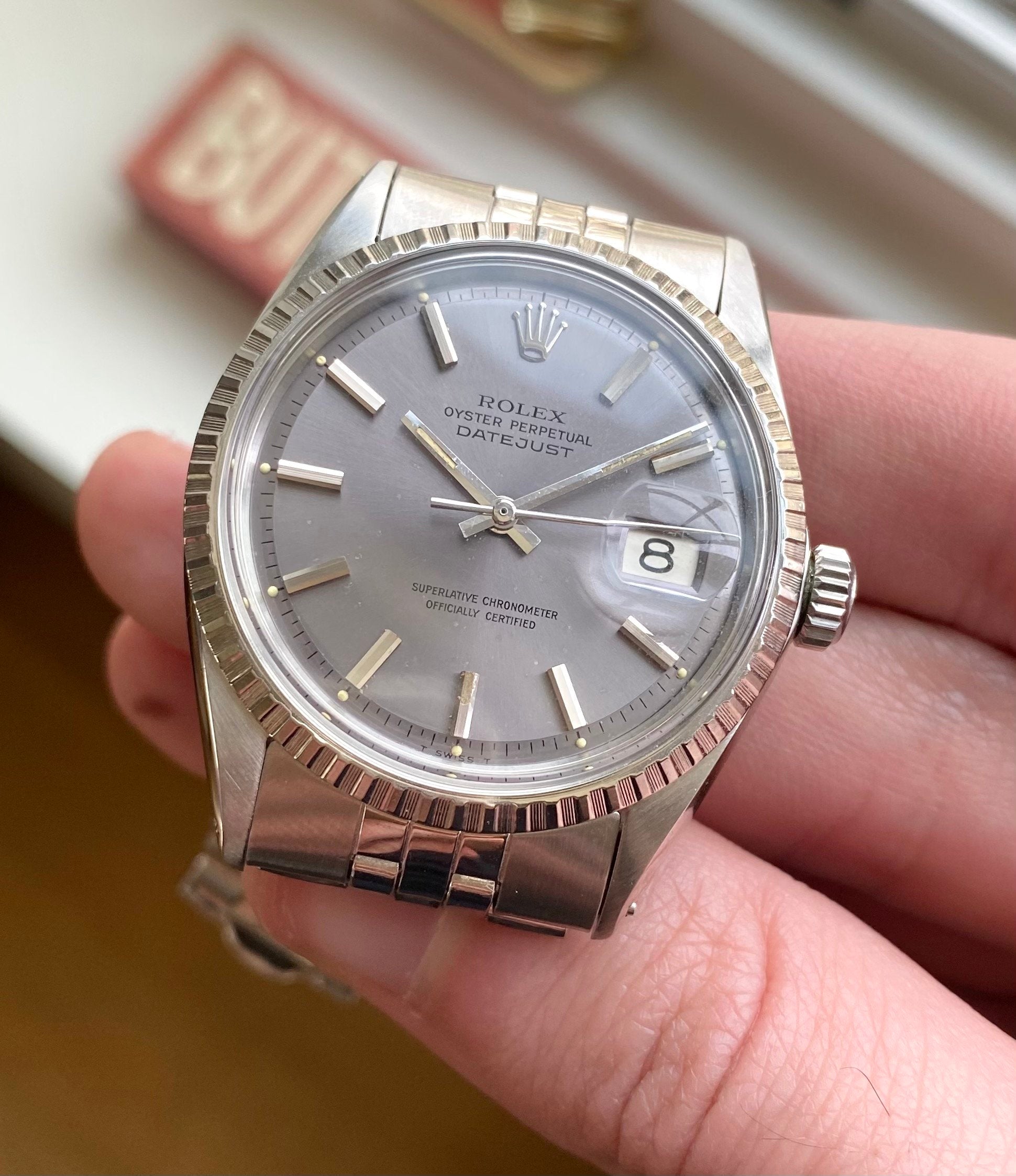 Rolex Datejust ref. 1603 — “Lavender” Dial