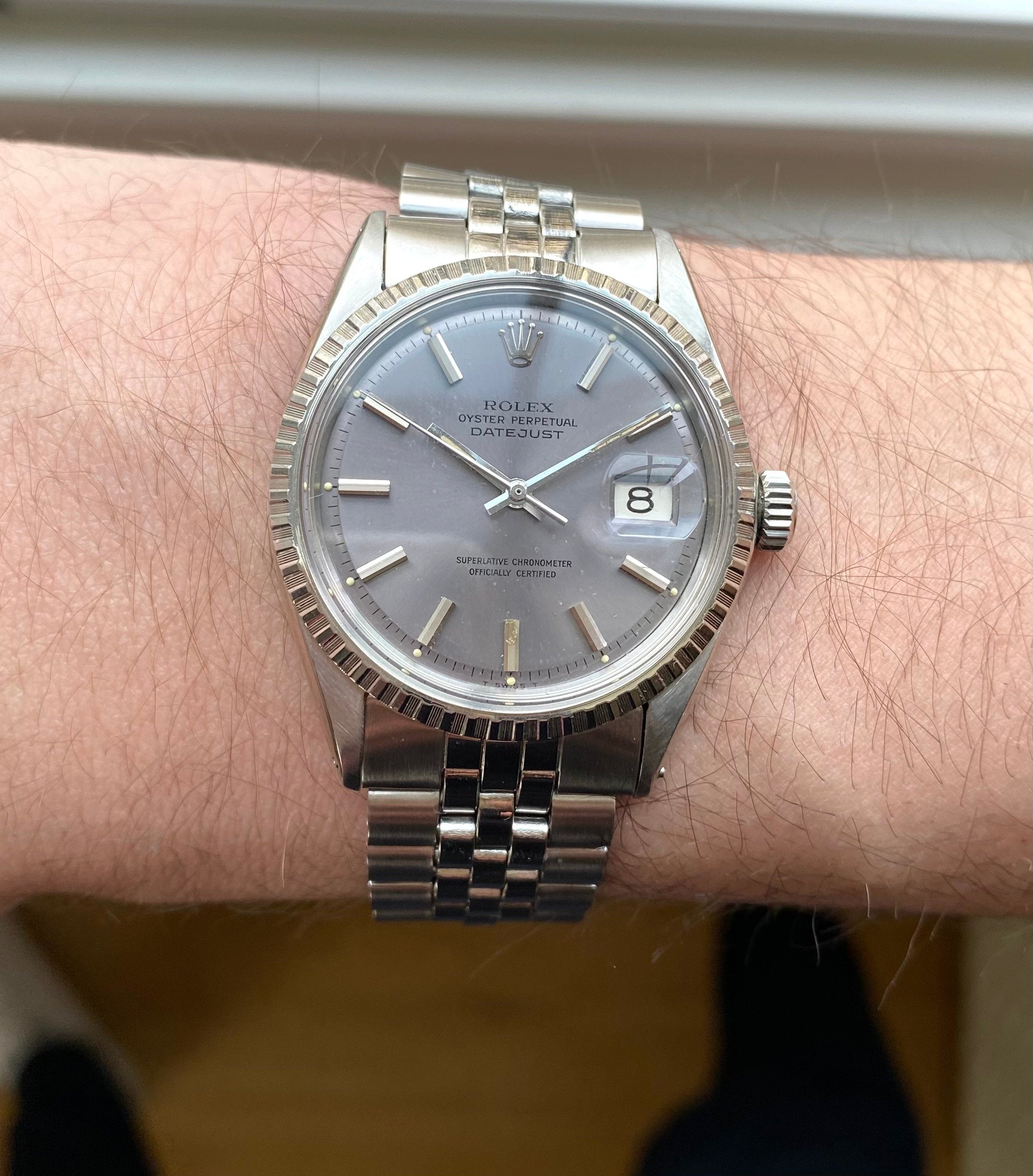 Rolex Datejust ref. 1603 — “Lavender” Dial