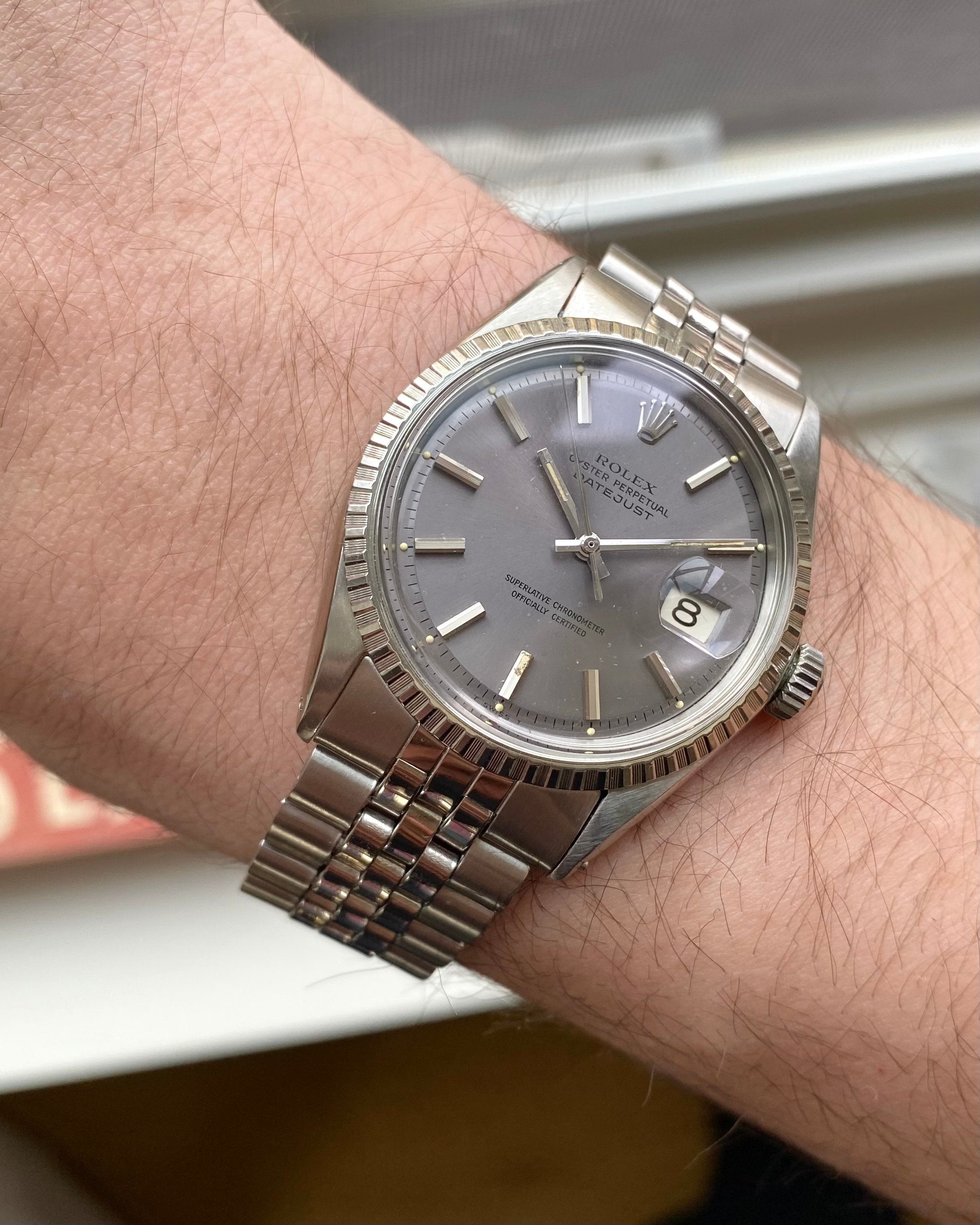 Rolex Datejust ref. 1603 — “Lavender” Dial