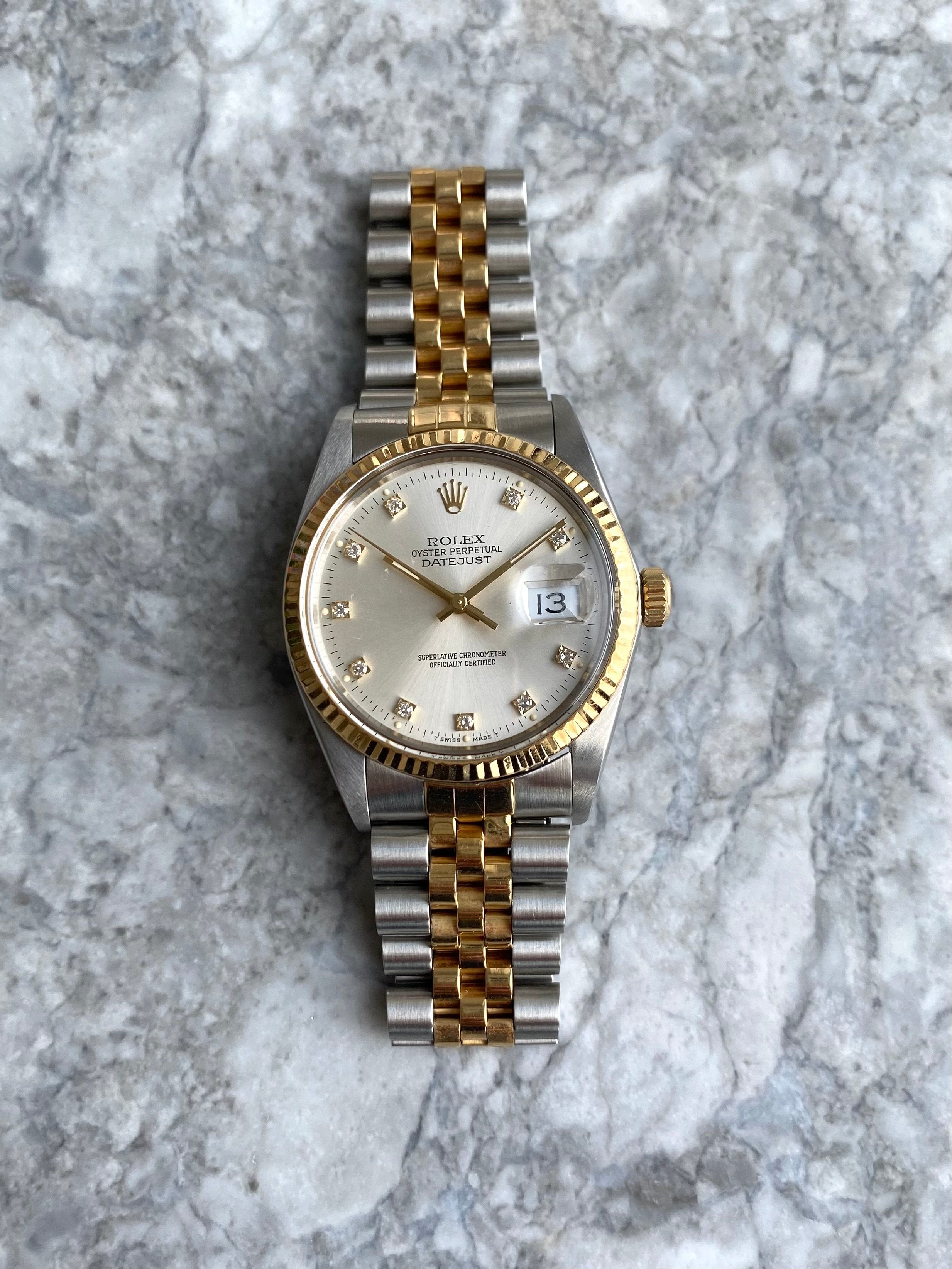 Rolex Datejust 16013 - Diamond Dial.