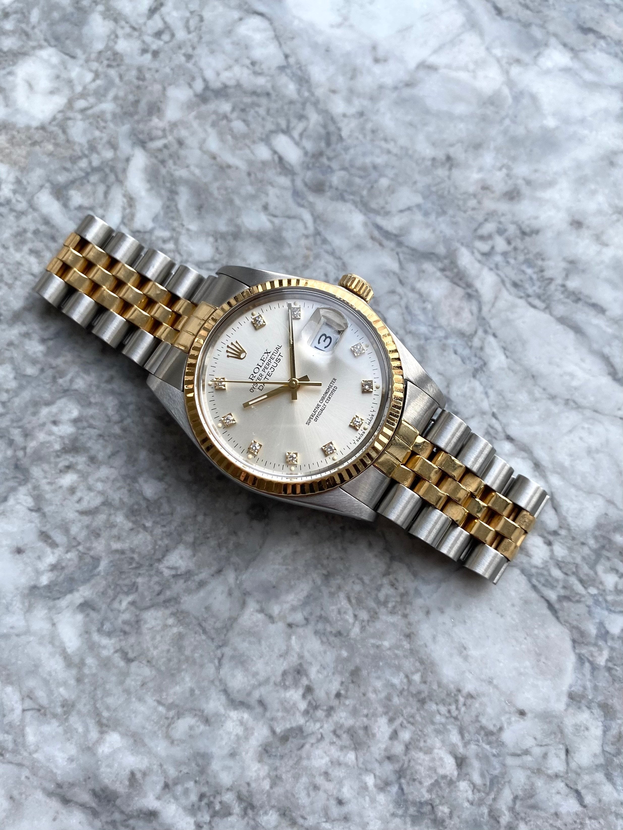 Rolex Datejust 16013 - Diamond Dial.