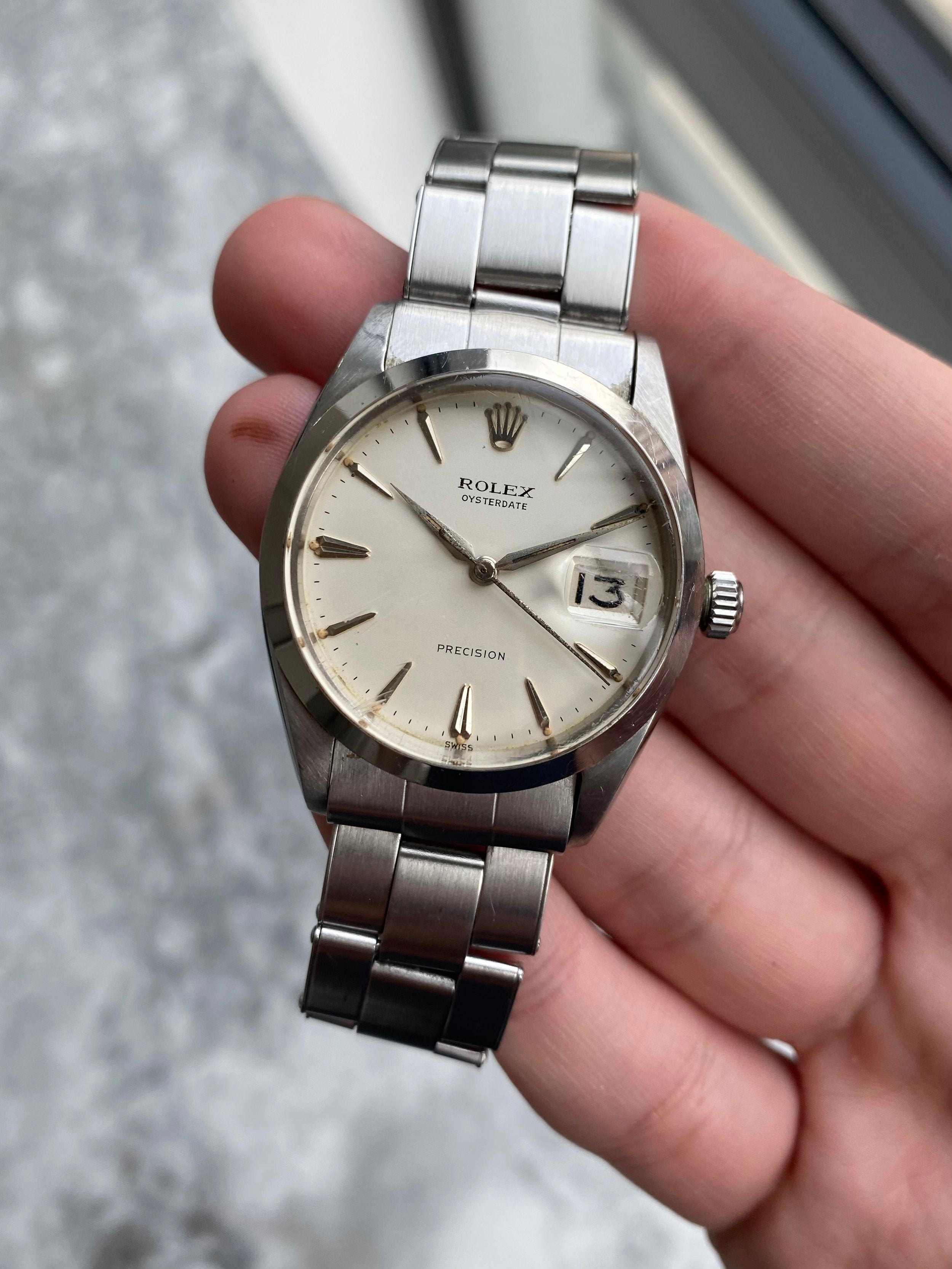 Rolex Precision 6694 - Matte White.