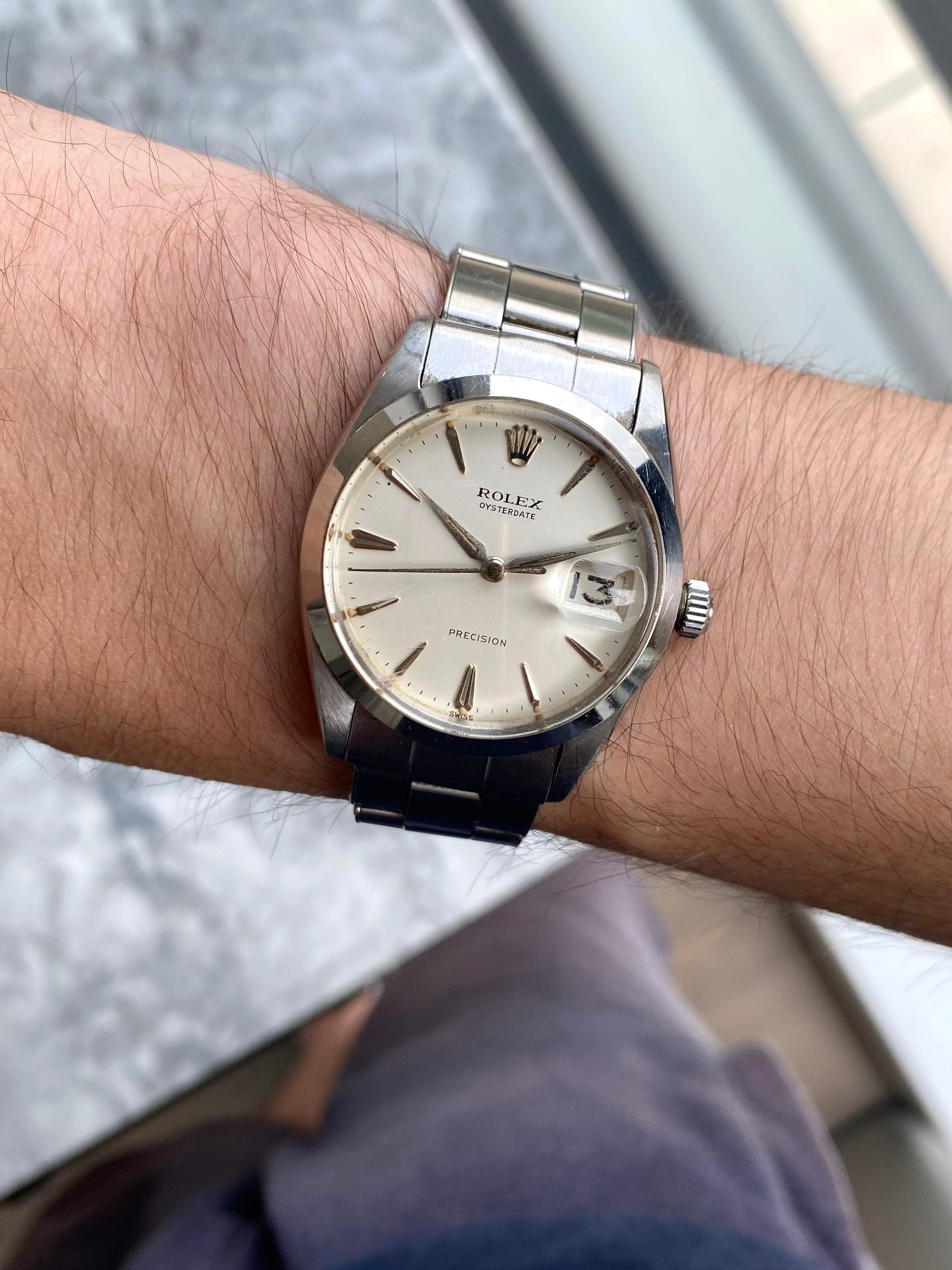 Rolex Precision 6694 - Matte White.