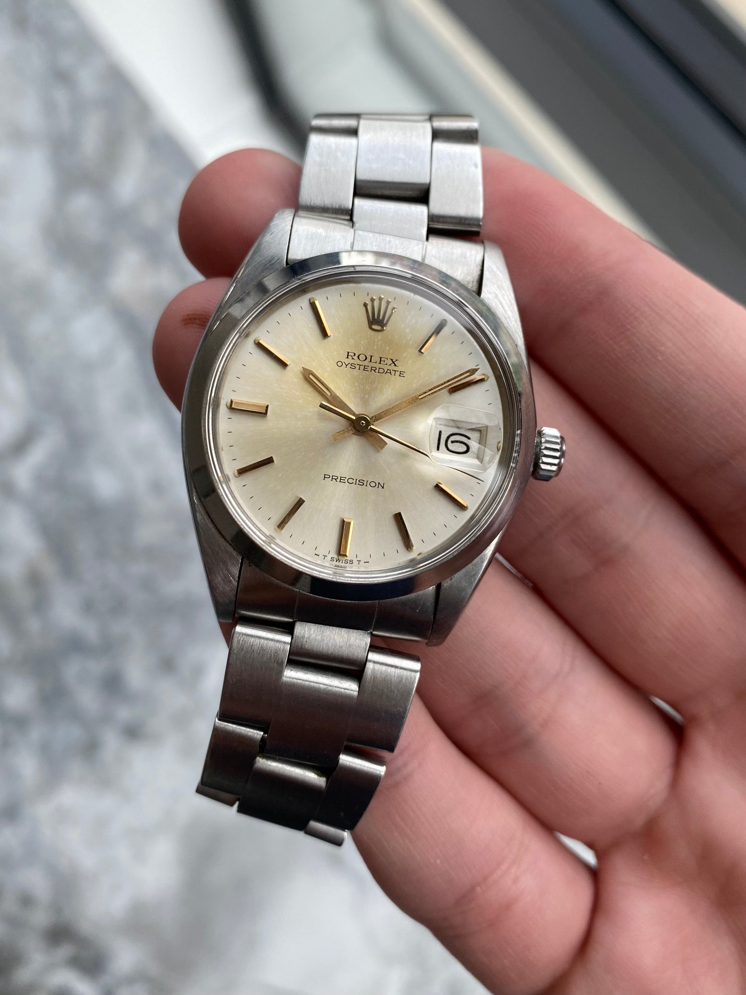 Rolex Precision 6694 - Silver Patina.