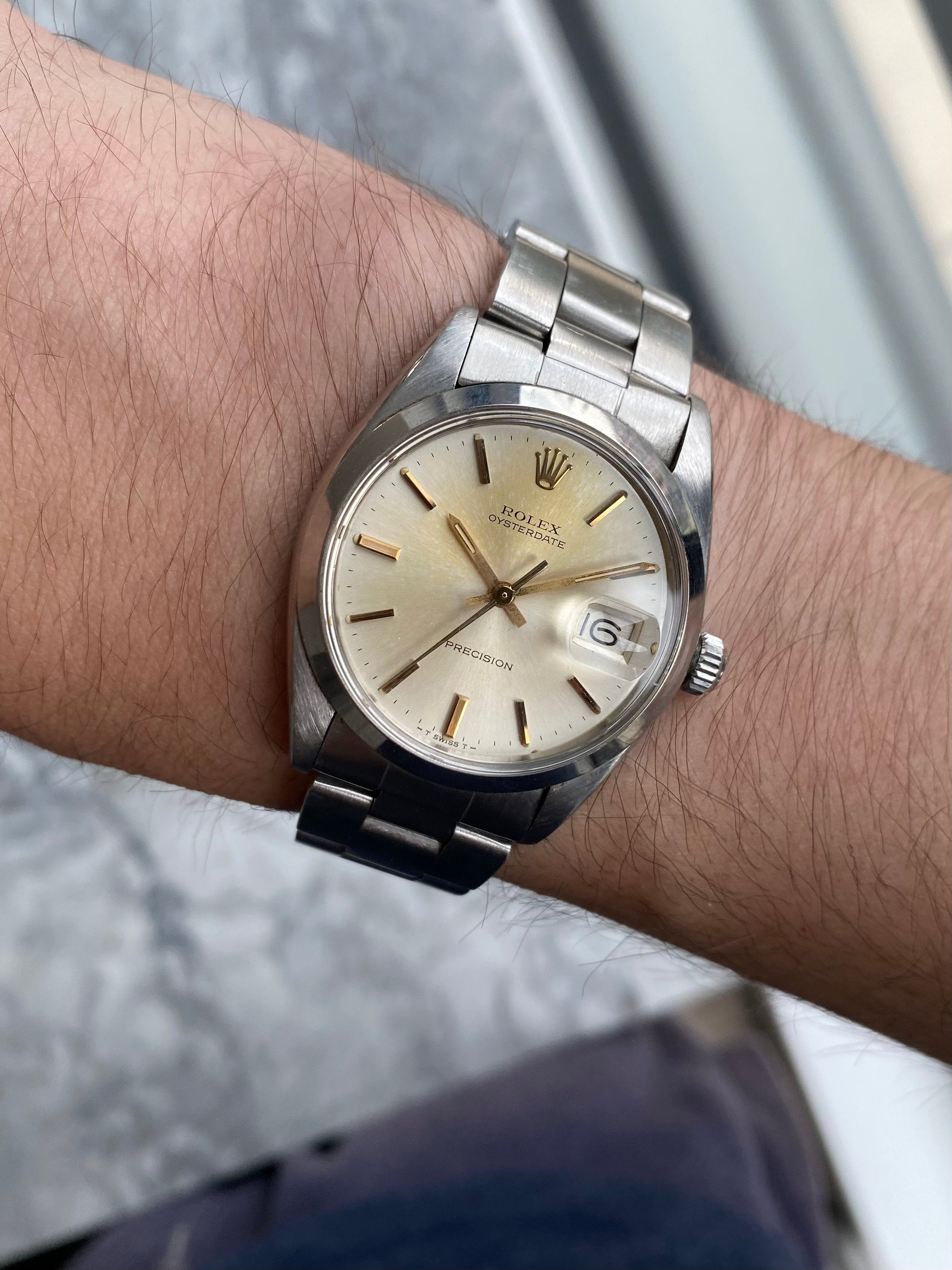 Rolex Precision 6694 - Silver Patina.