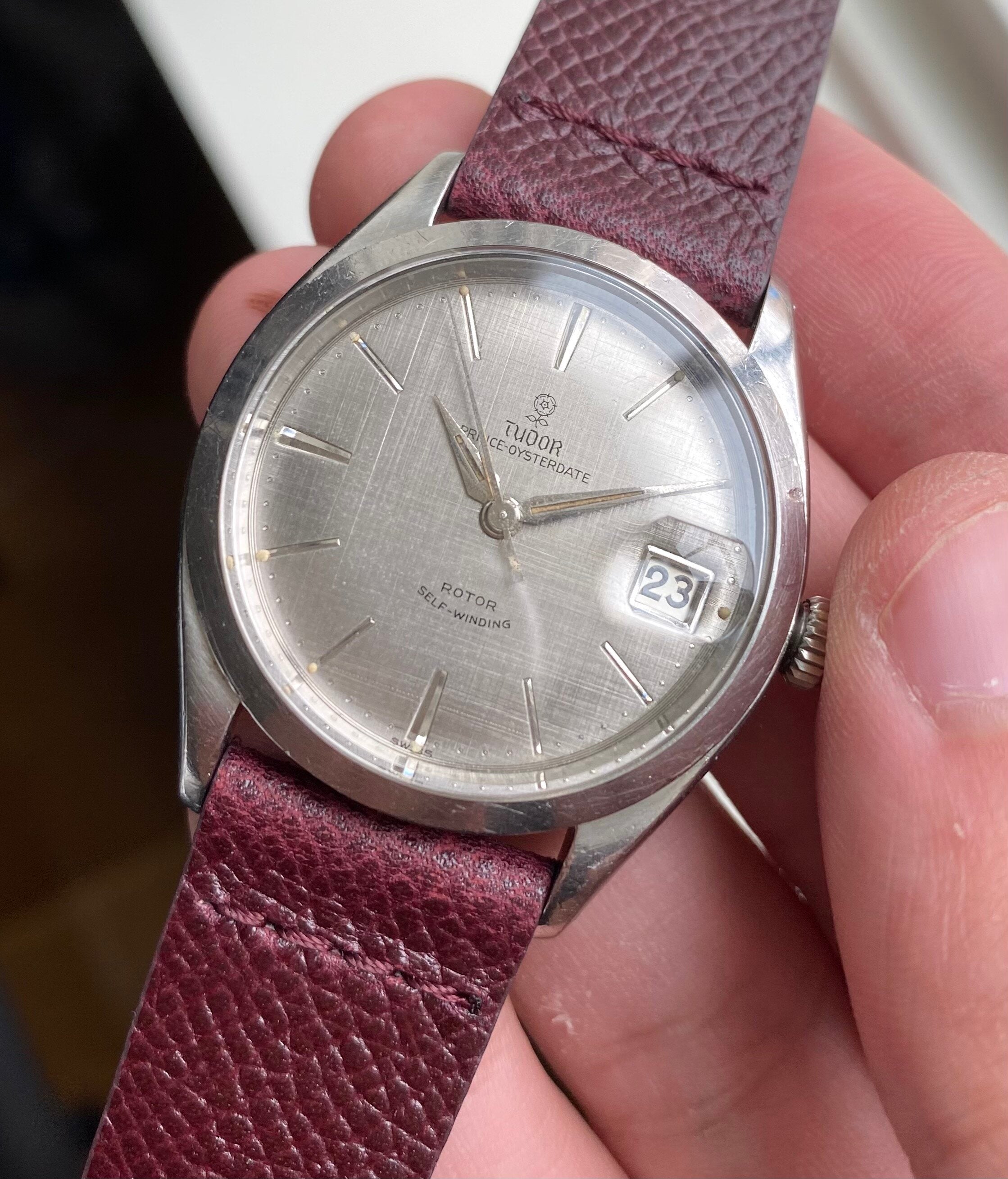 Tudor Prince Oysterdate — Silver Linen Dial