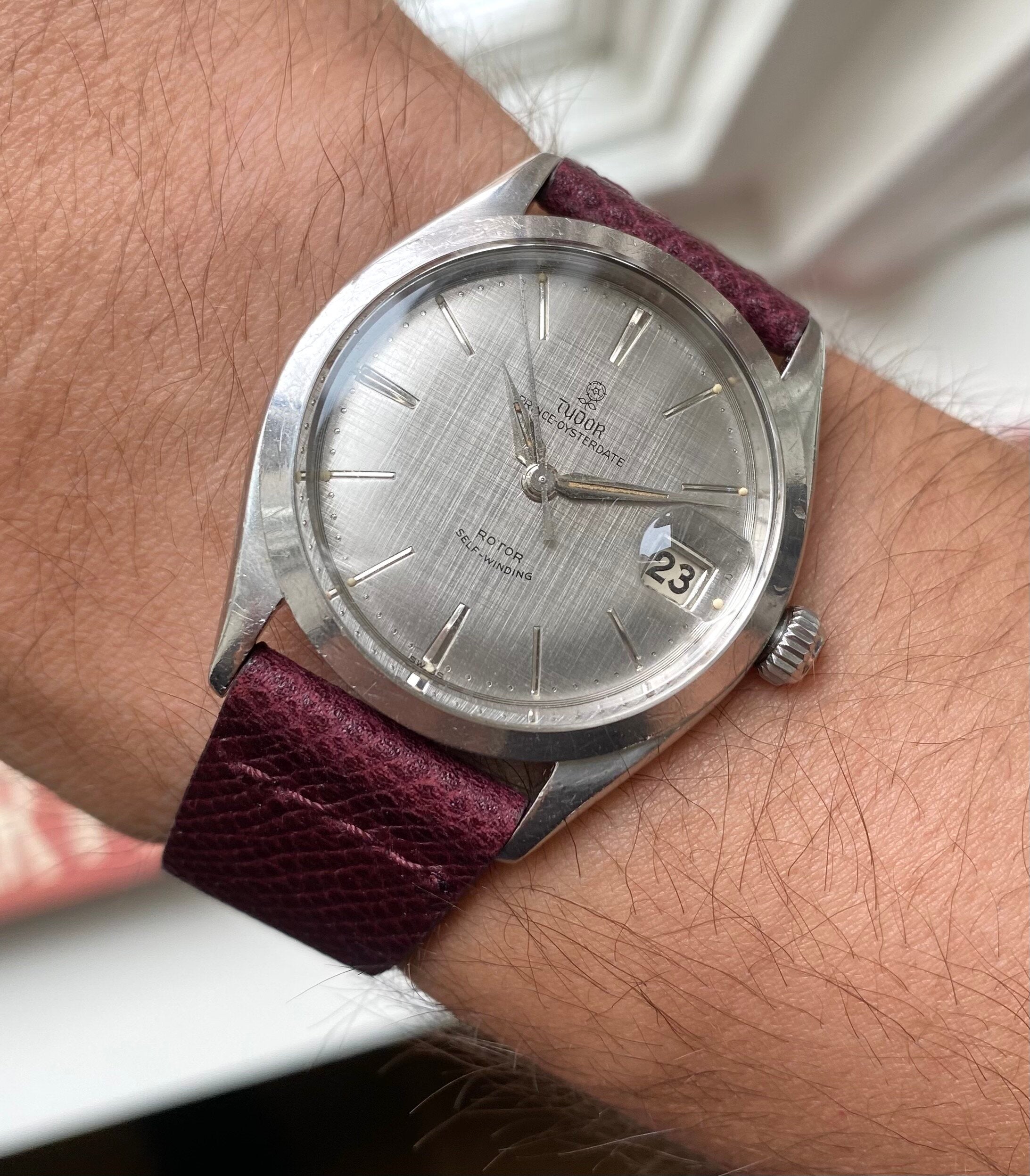 Tudor Prince Oysterdate — Silver Linen Dial