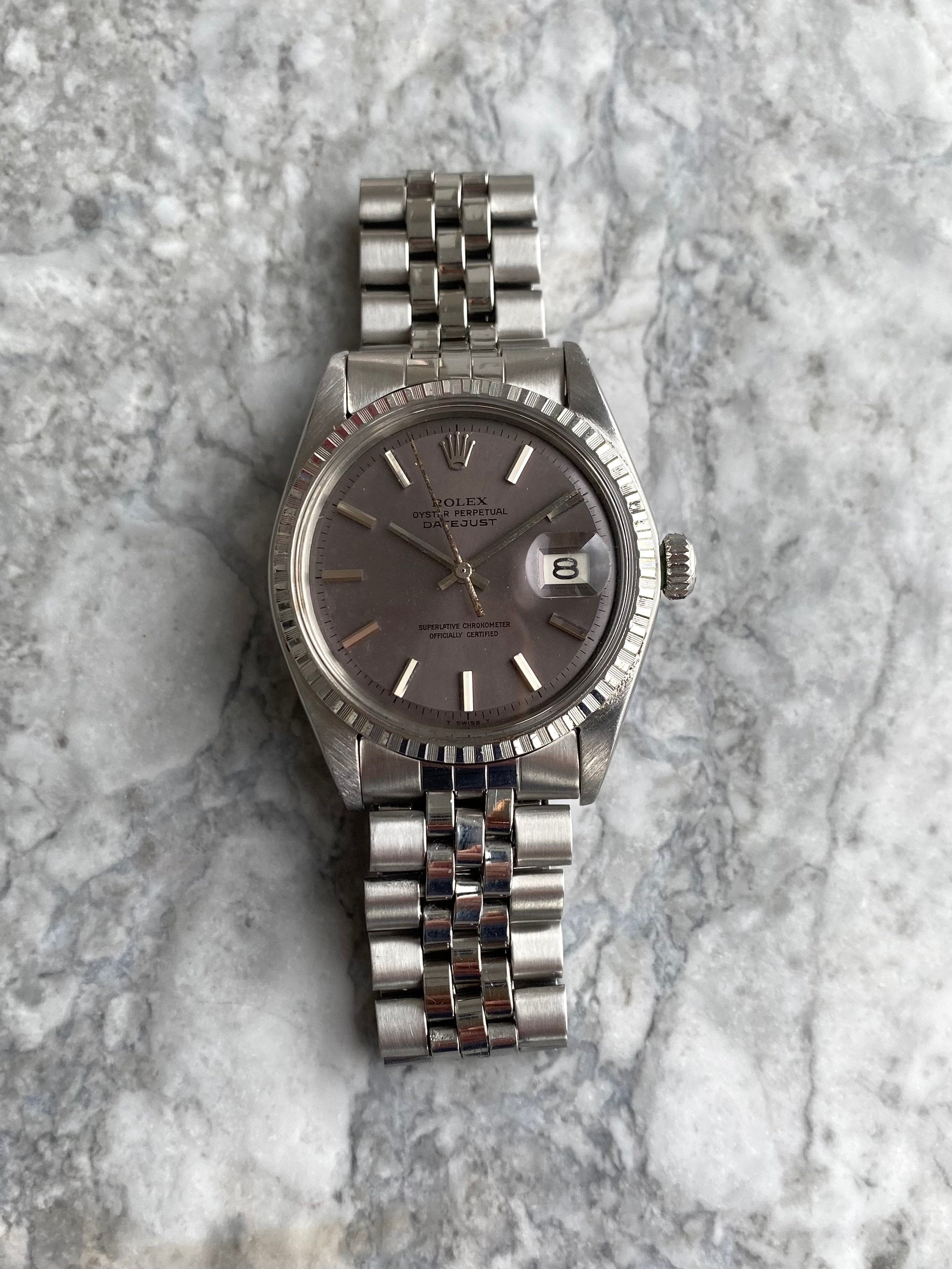 Rolex Datejust 1603 - Lavender Dial.