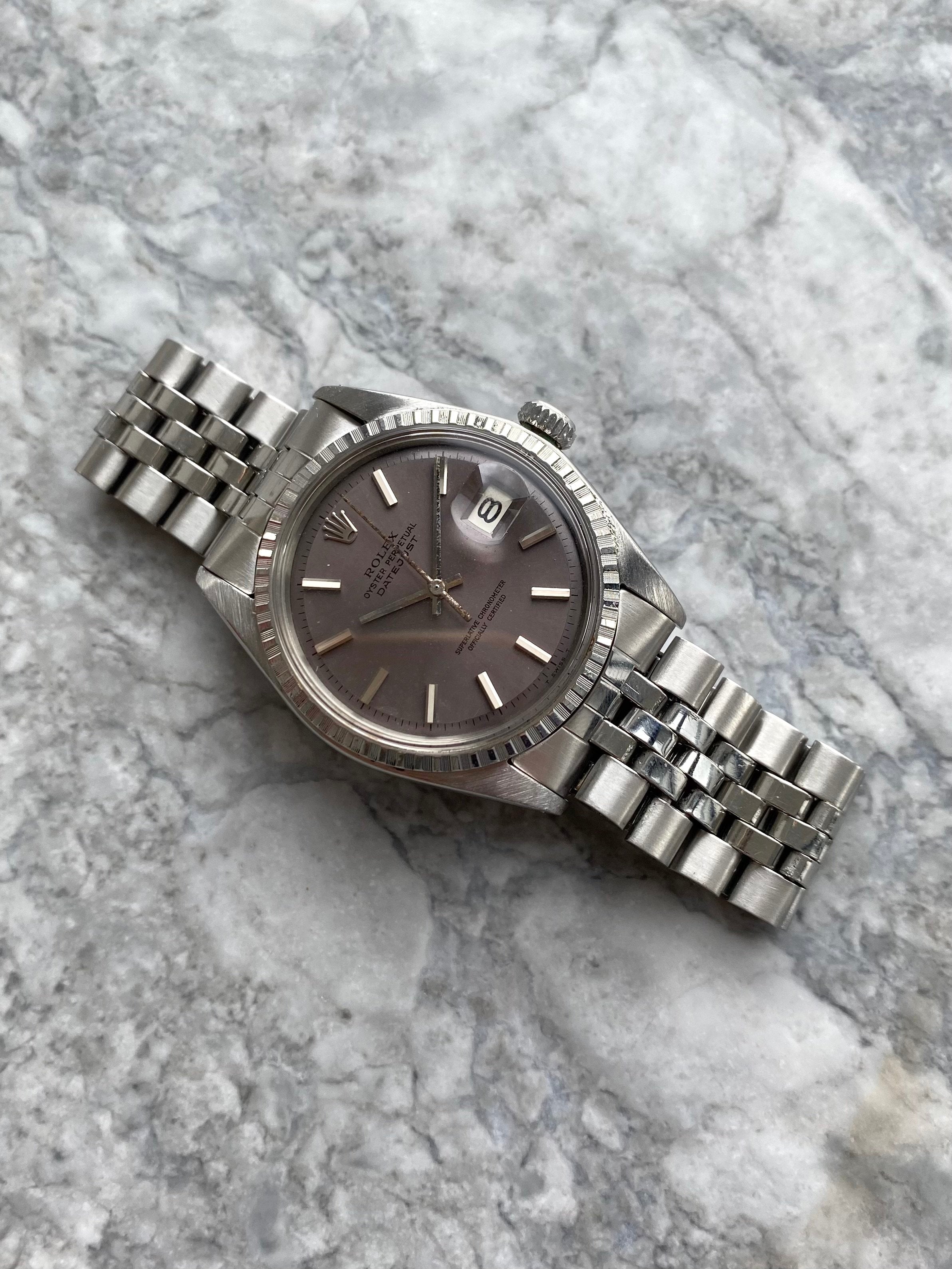 Rolex Datejust 1603 - Lavender Dial.