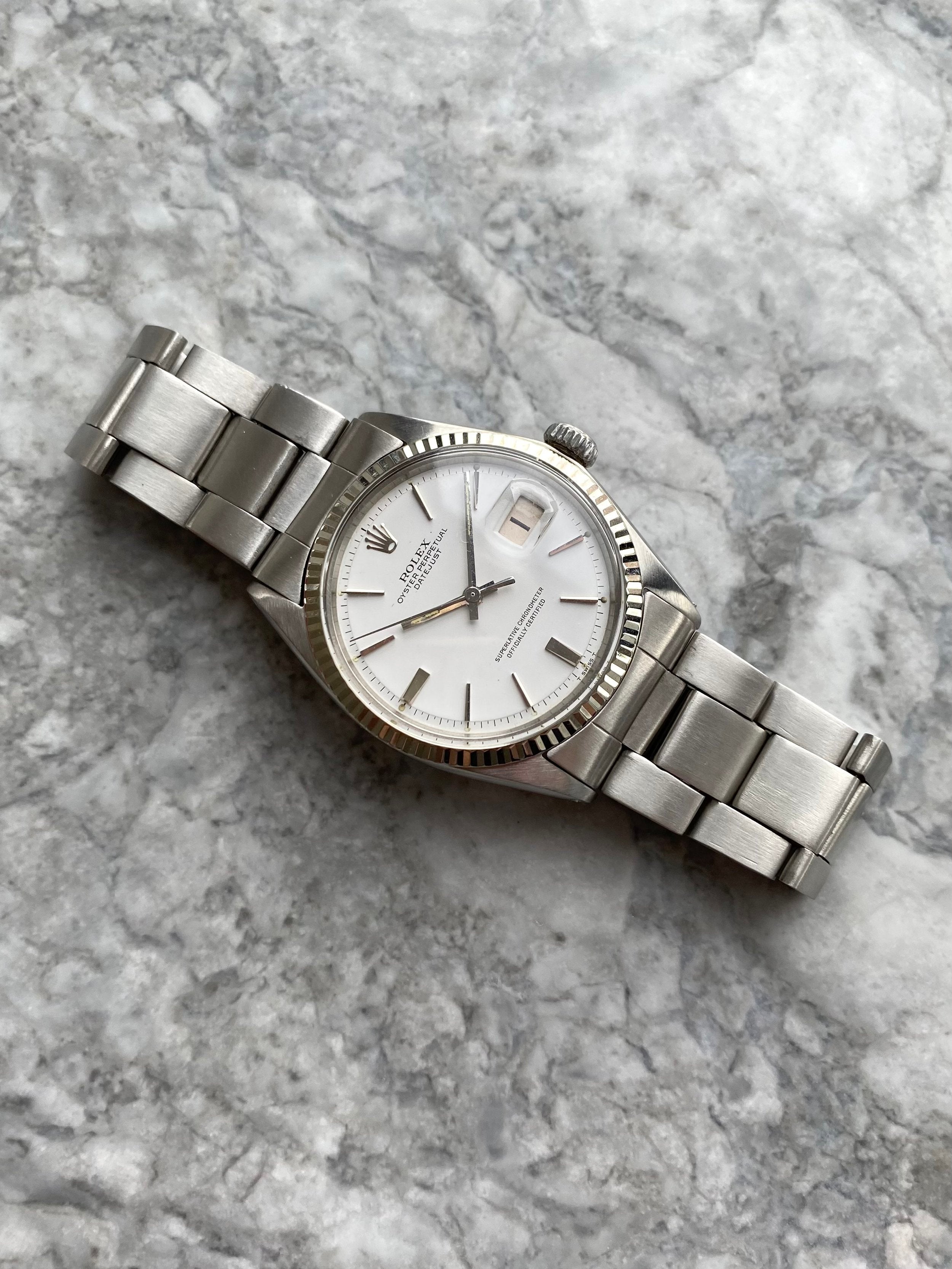 Rolex Datejust 1601 - Glossy White.