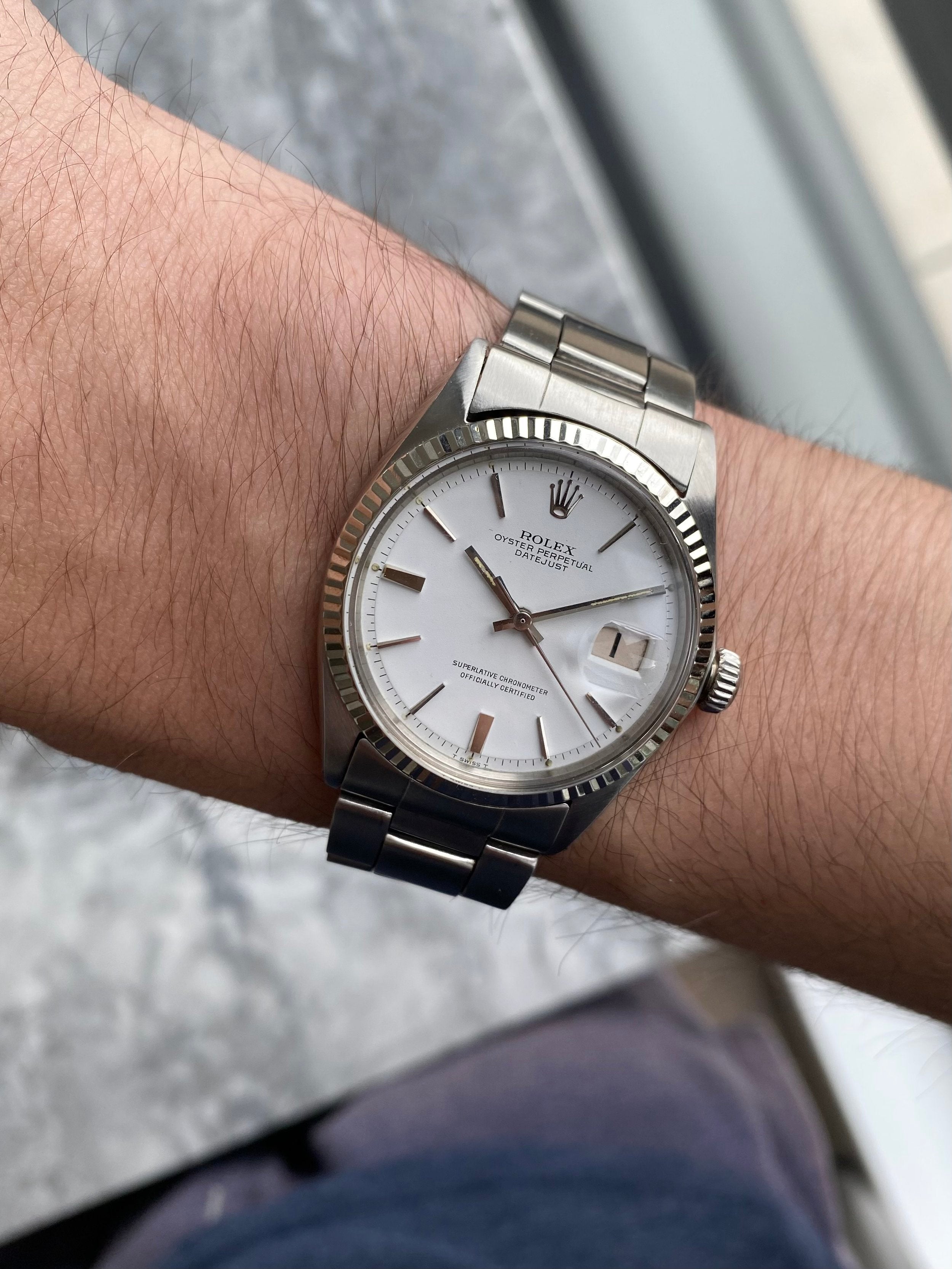 Rolex Datejust 1601 - Glossy White.