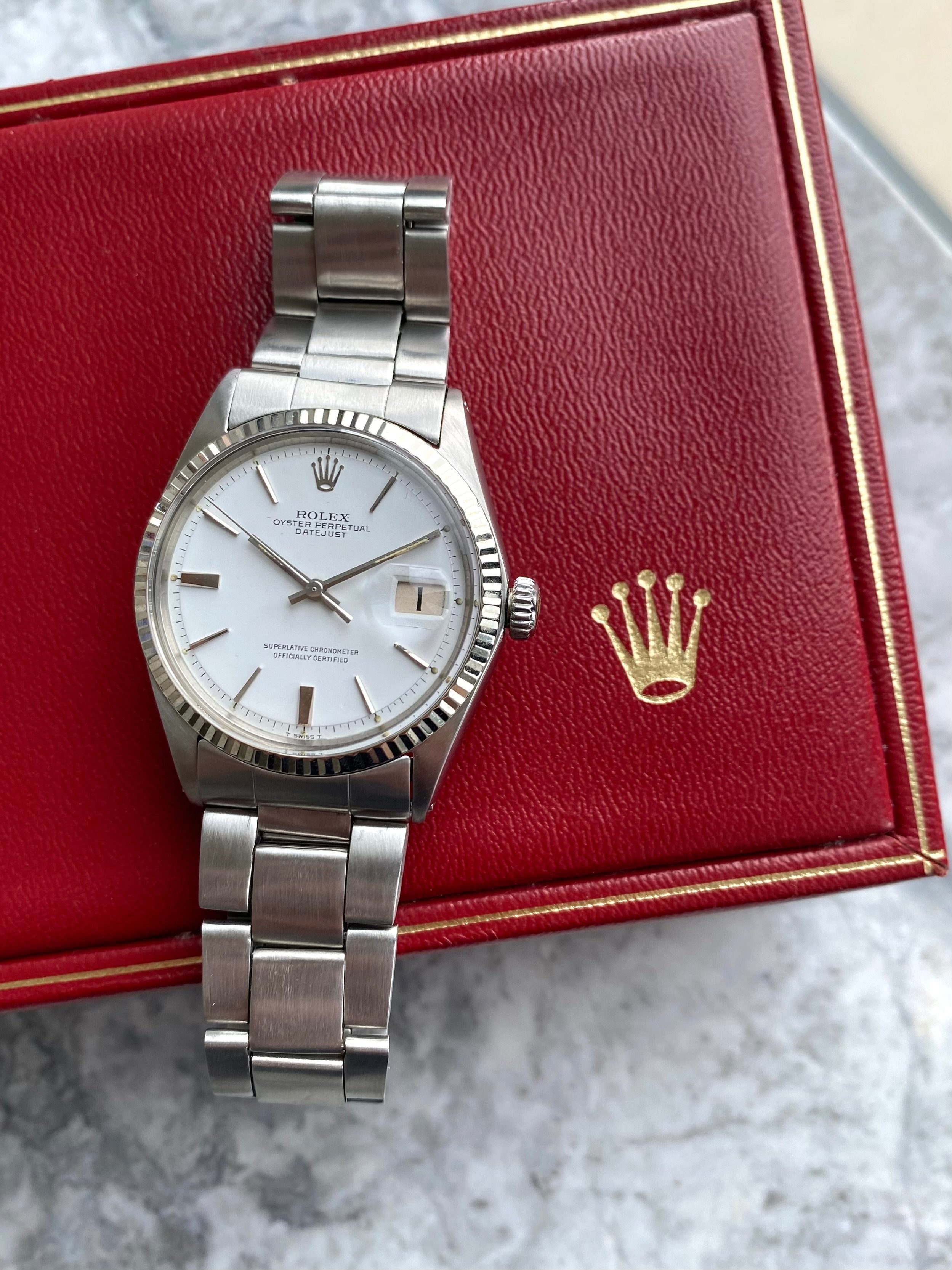 Rolex Datejust 1601 - Glossy White.