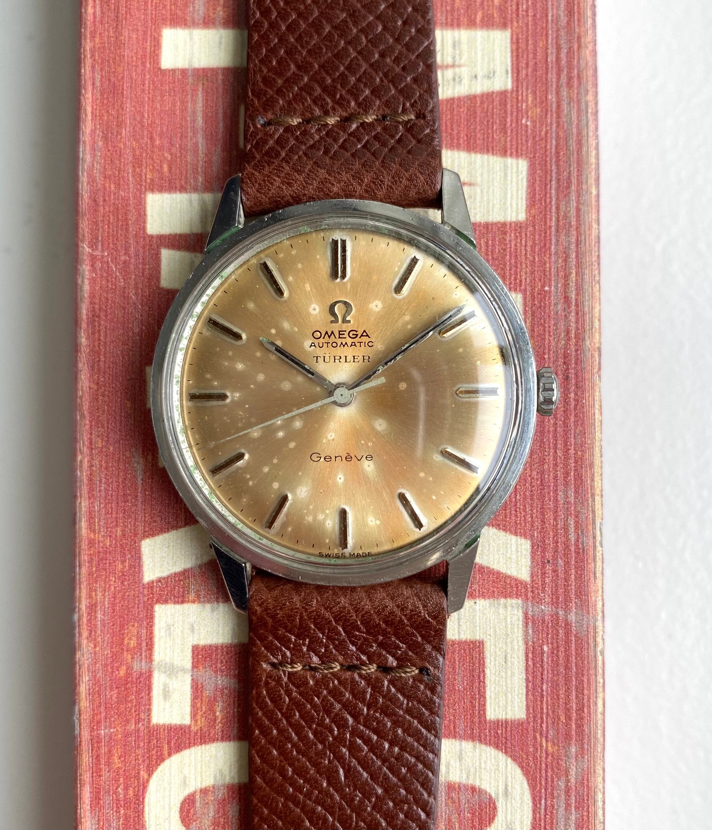 Omega Geneve — "Türler" Signed Patina Dial