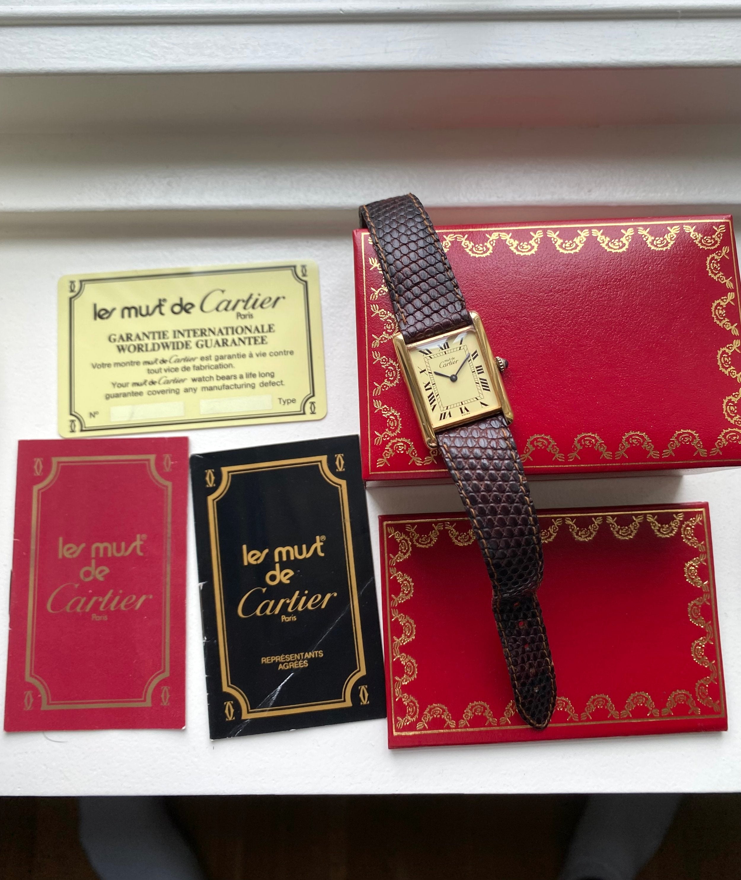 Must de Cartier - Lemon Dial (Box and Papers)