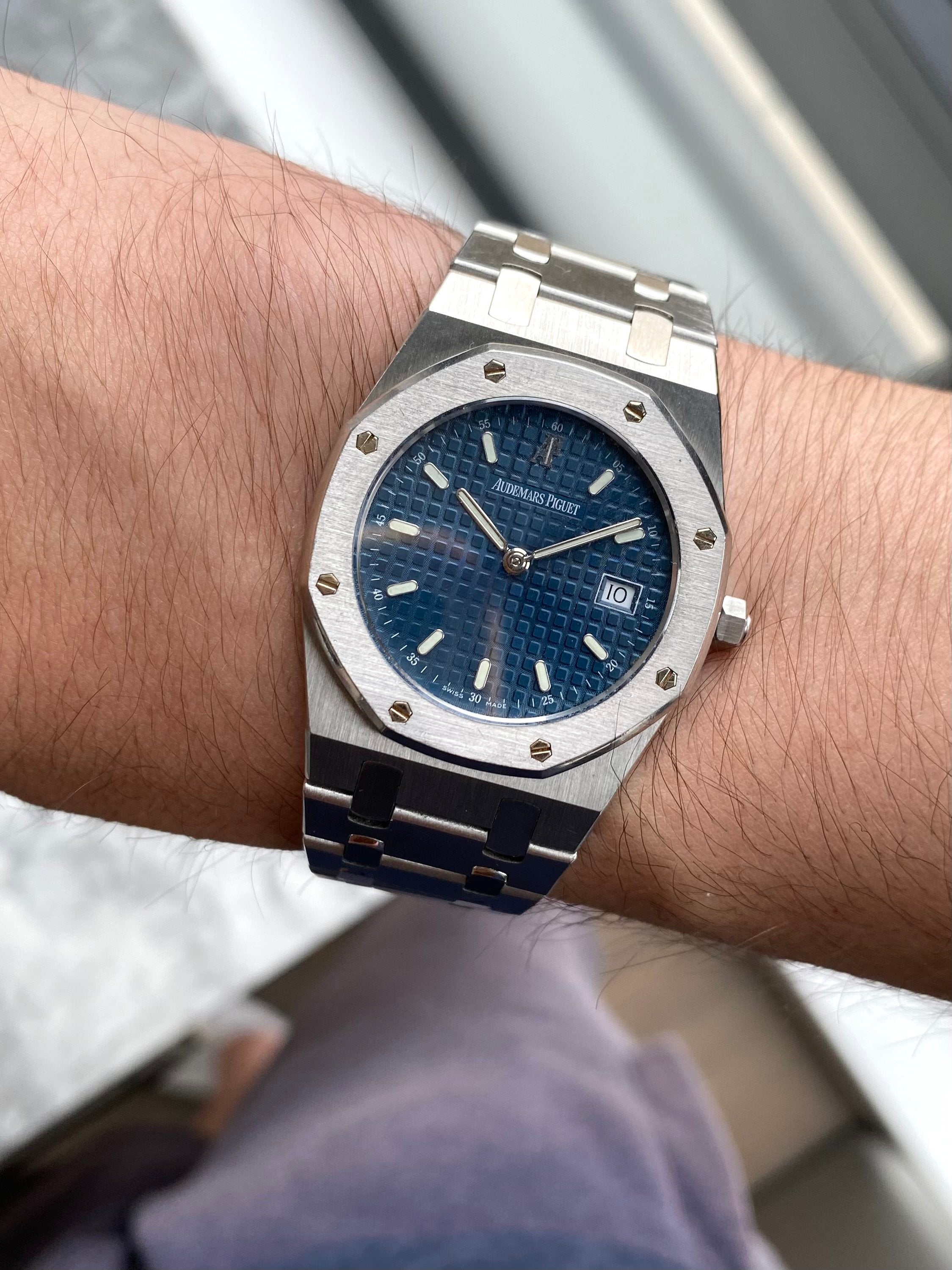 Audemars Piguet Royal Oak - Blue Dial.