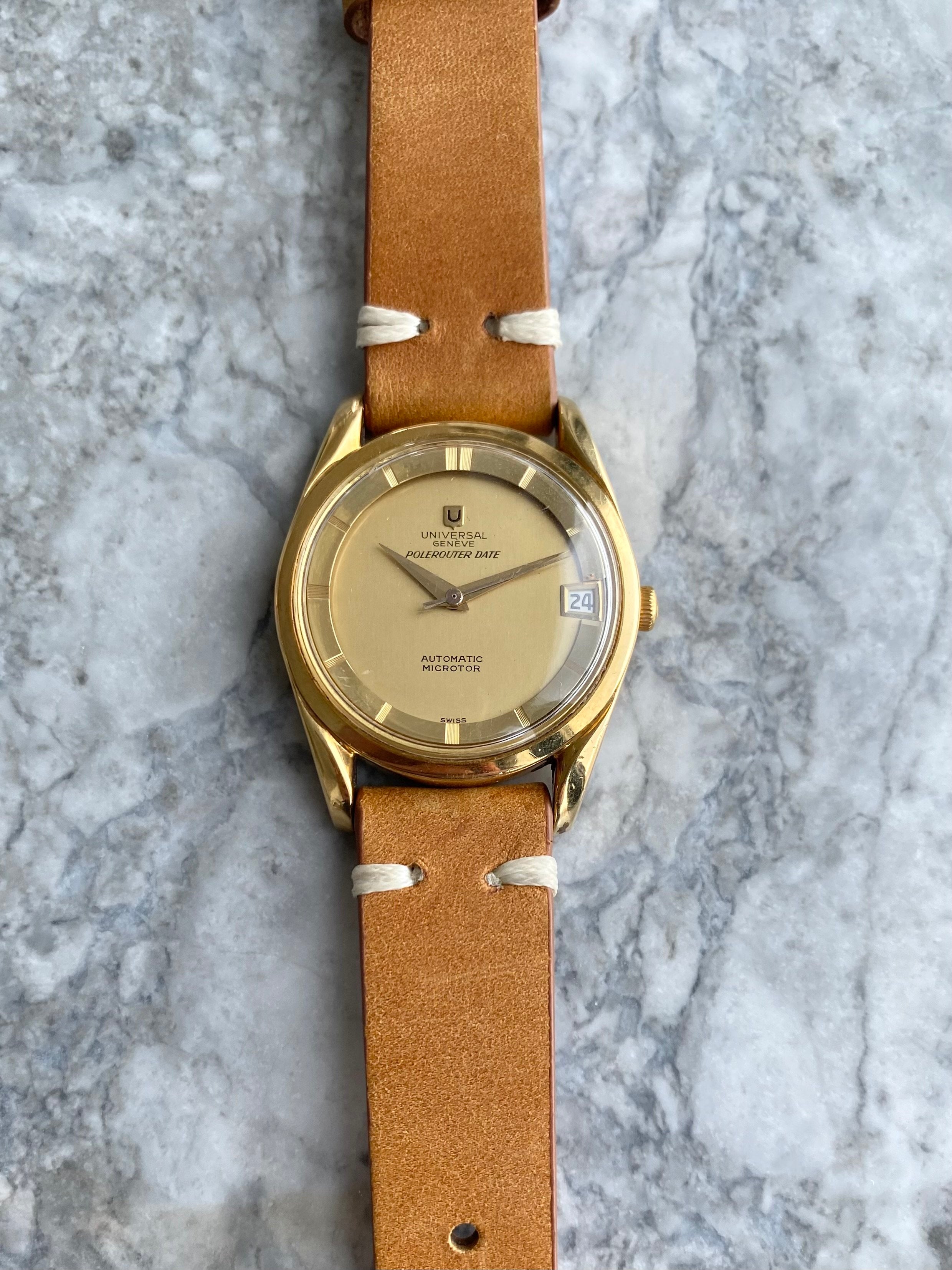 Universal Geneve Polerouter - 18K Yellow Gold.