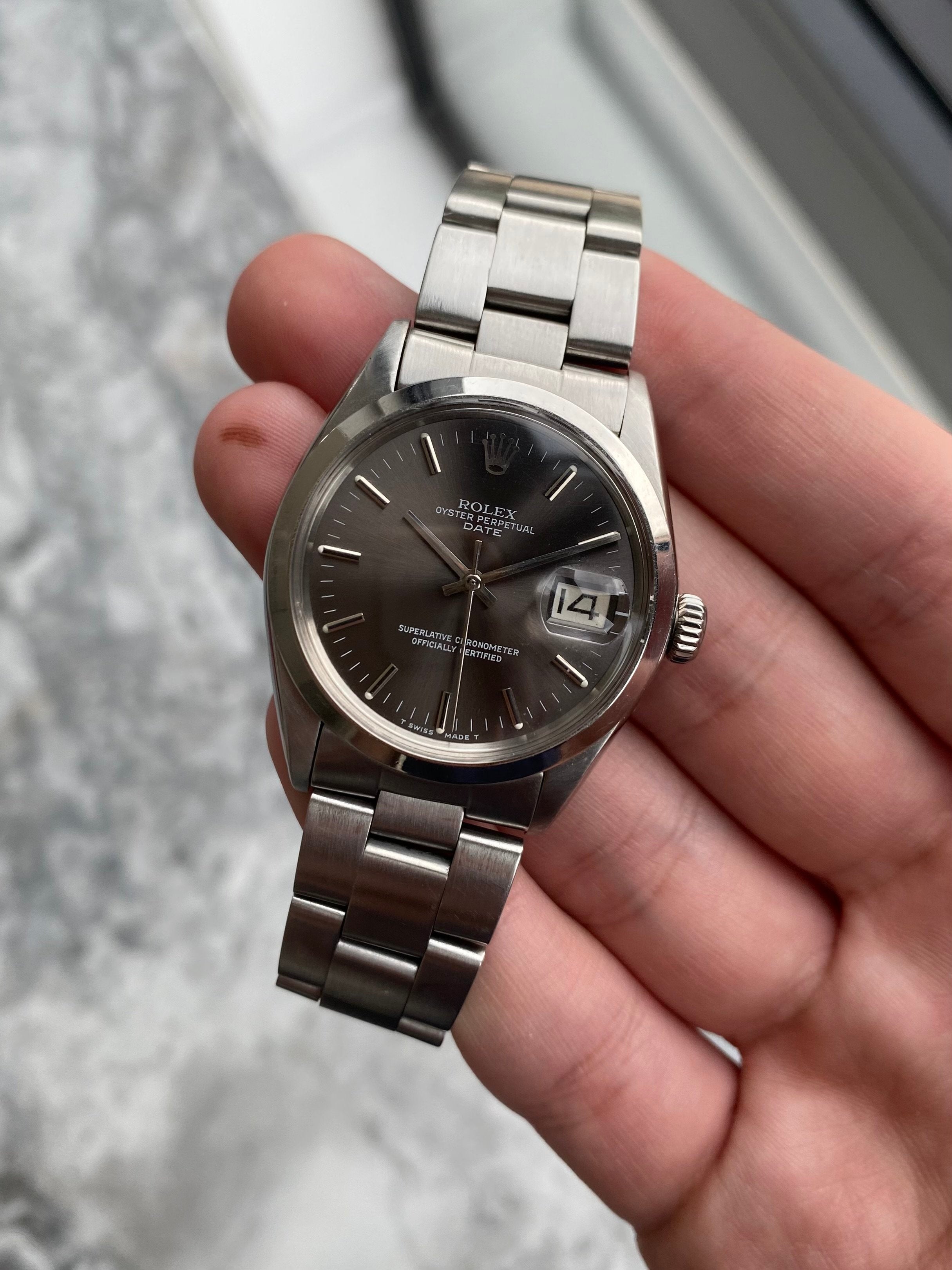 Rolex OP 1500 - Grey Dial.