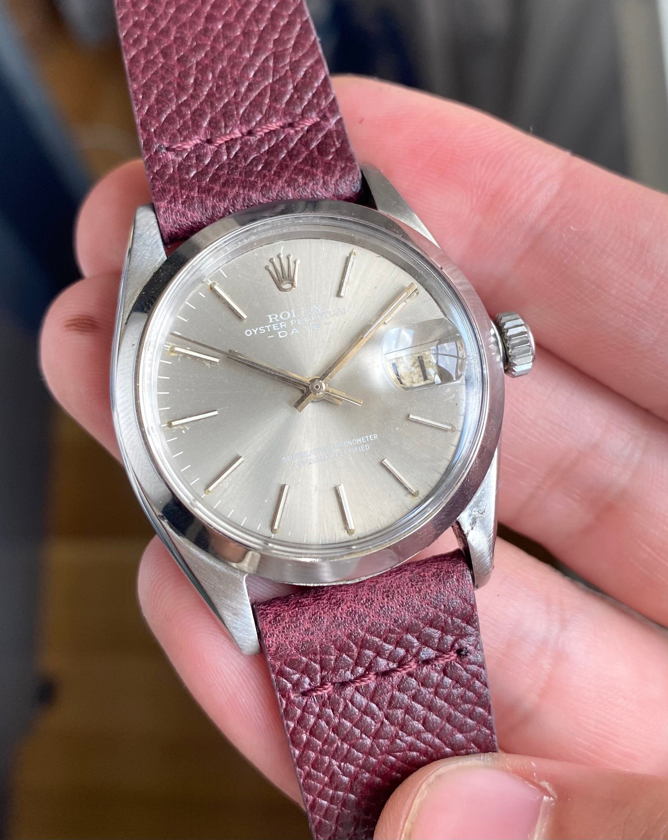 Rolex Oysterperpetual Date ref. 1500 — Grey "Sigma" Dial