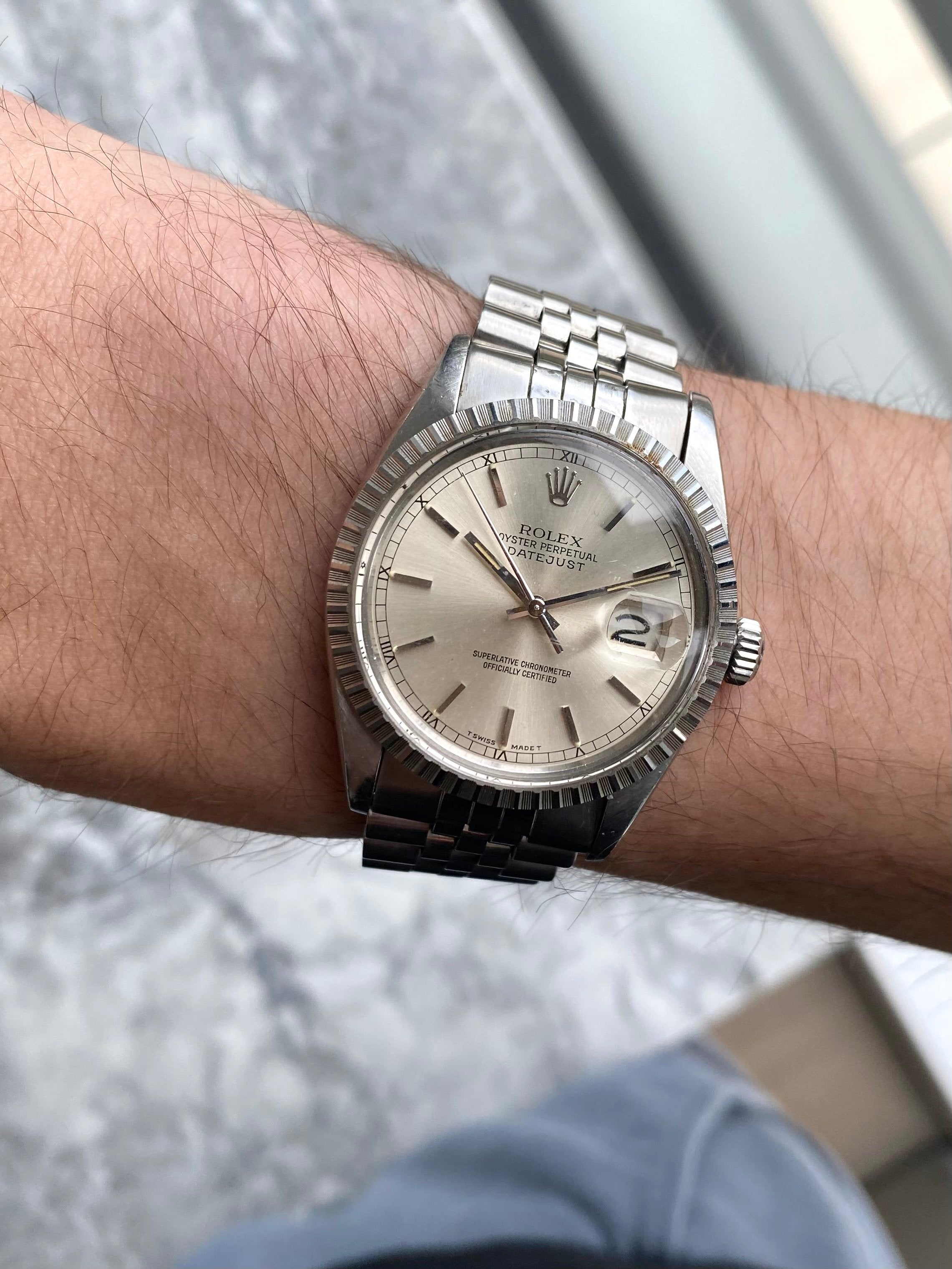 Rolex Datejust 16030 - Silver.