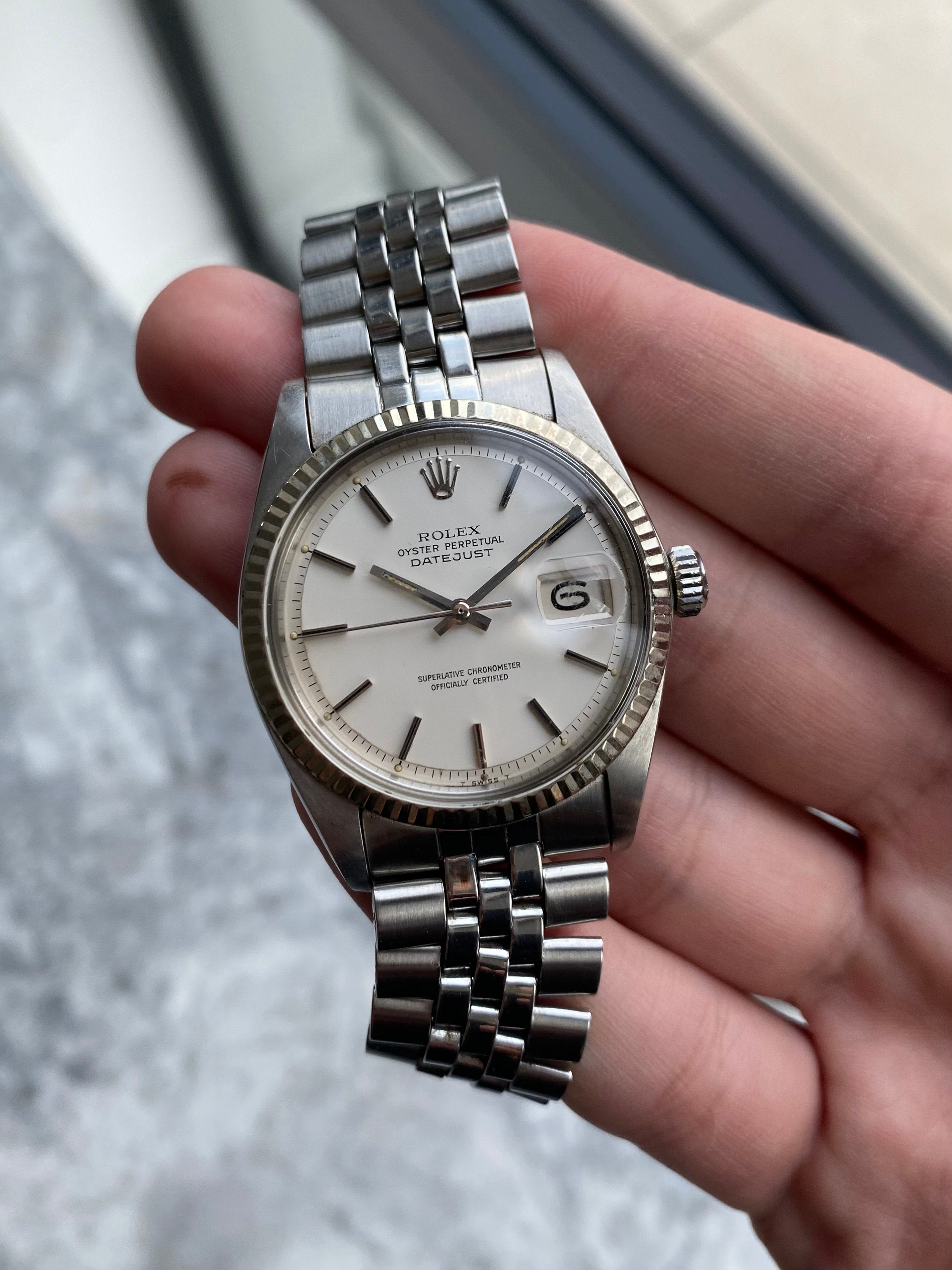 Rolex Datejust 1601 - Matte White.