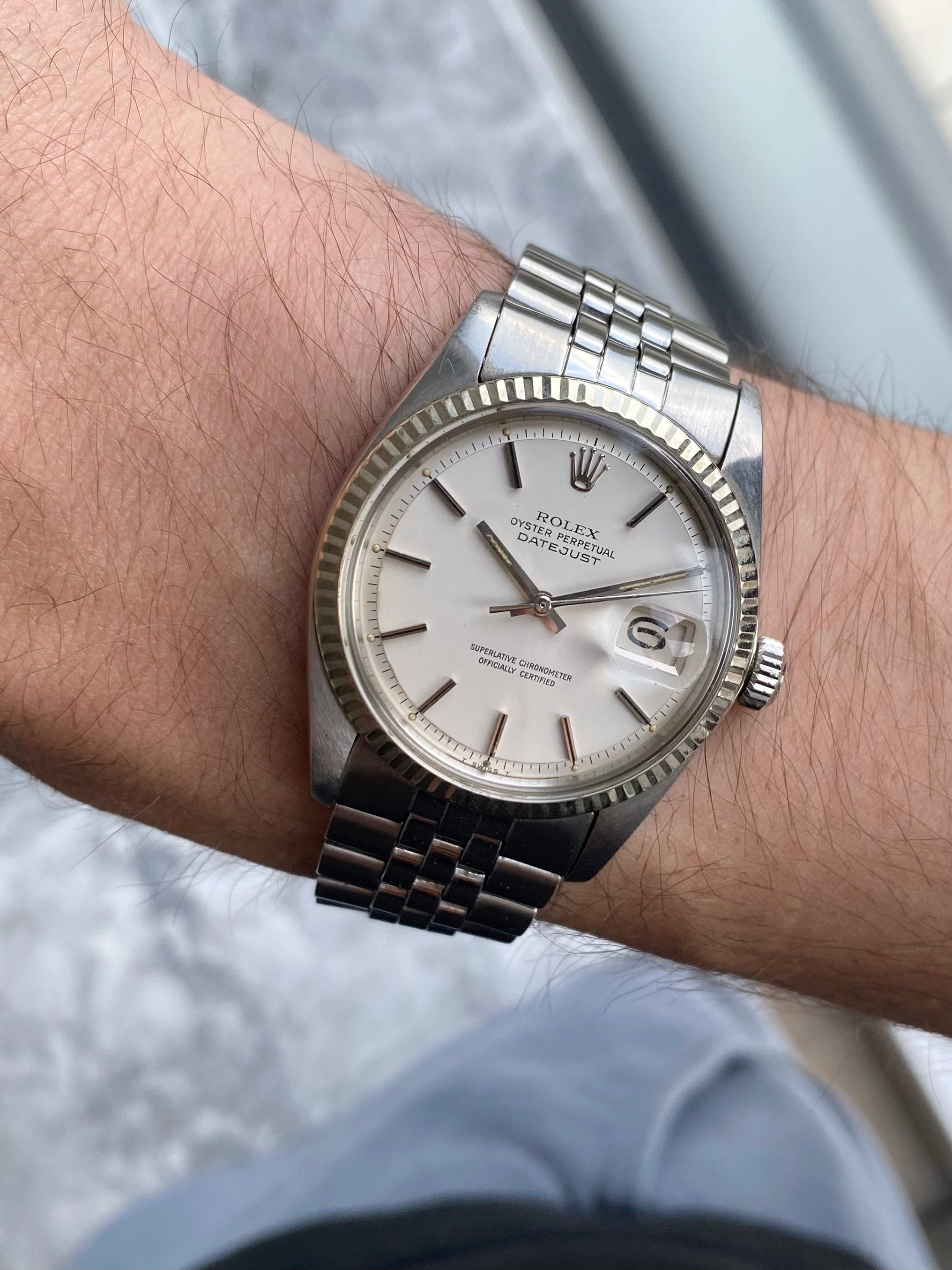 Rolex Datejust 1601 - Matte White.