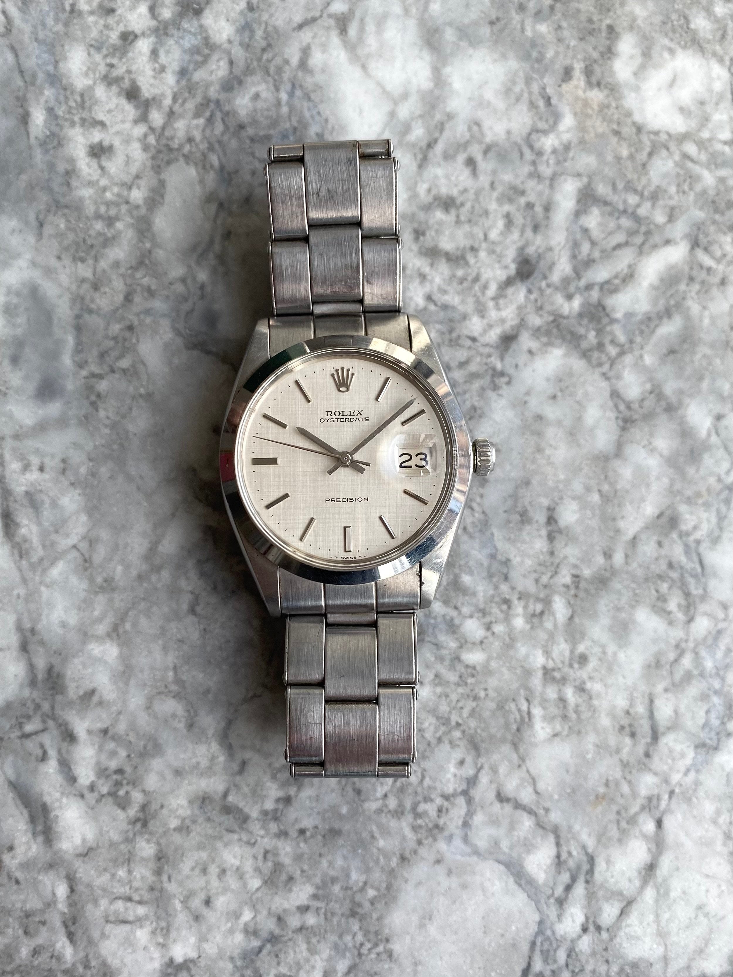 Rolex Precision 6694 - Silver Linen.